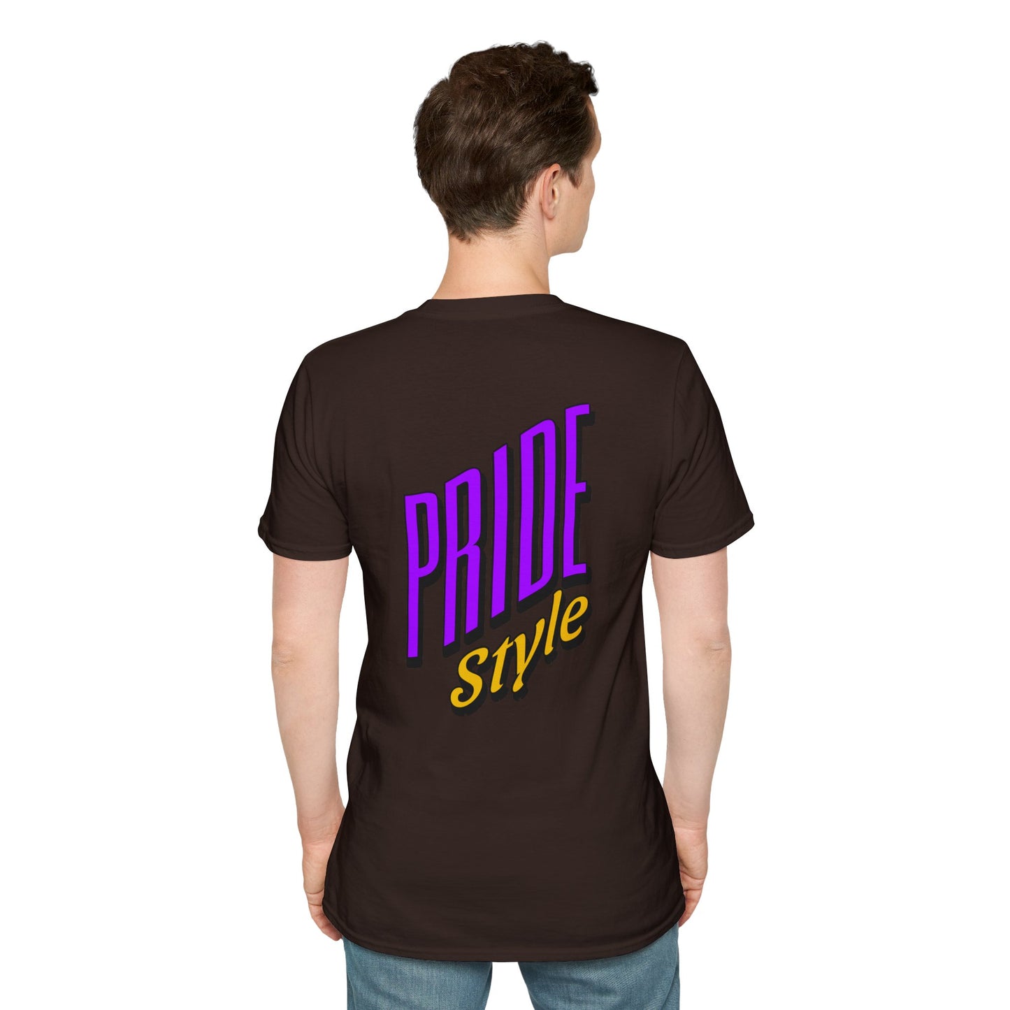 Pride Style Unisex Softstyle T-Shirt, LGBTQ+ Apparel, Gay Pride Shirt, Festival Wear, Affirmation Tee, Inclusive Fashion