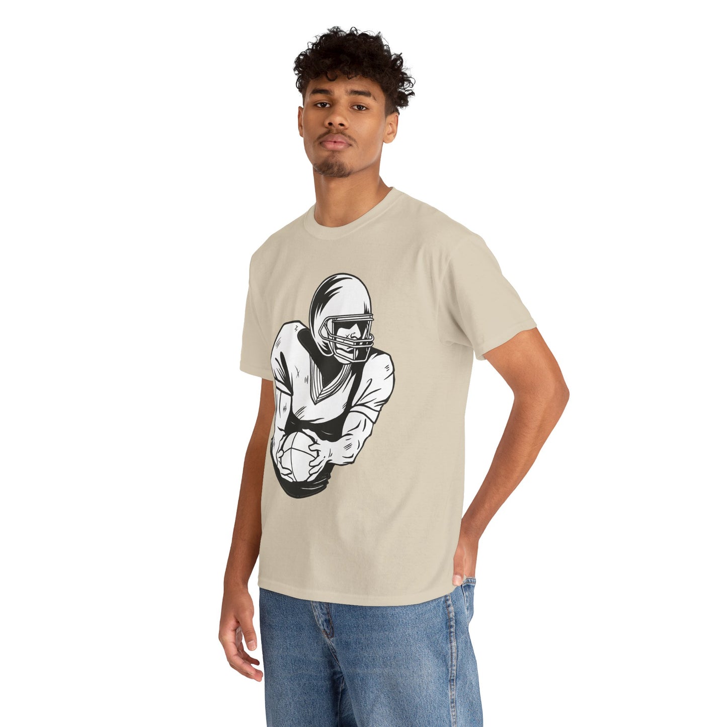 Football Graphic Tee, Casual wear.
