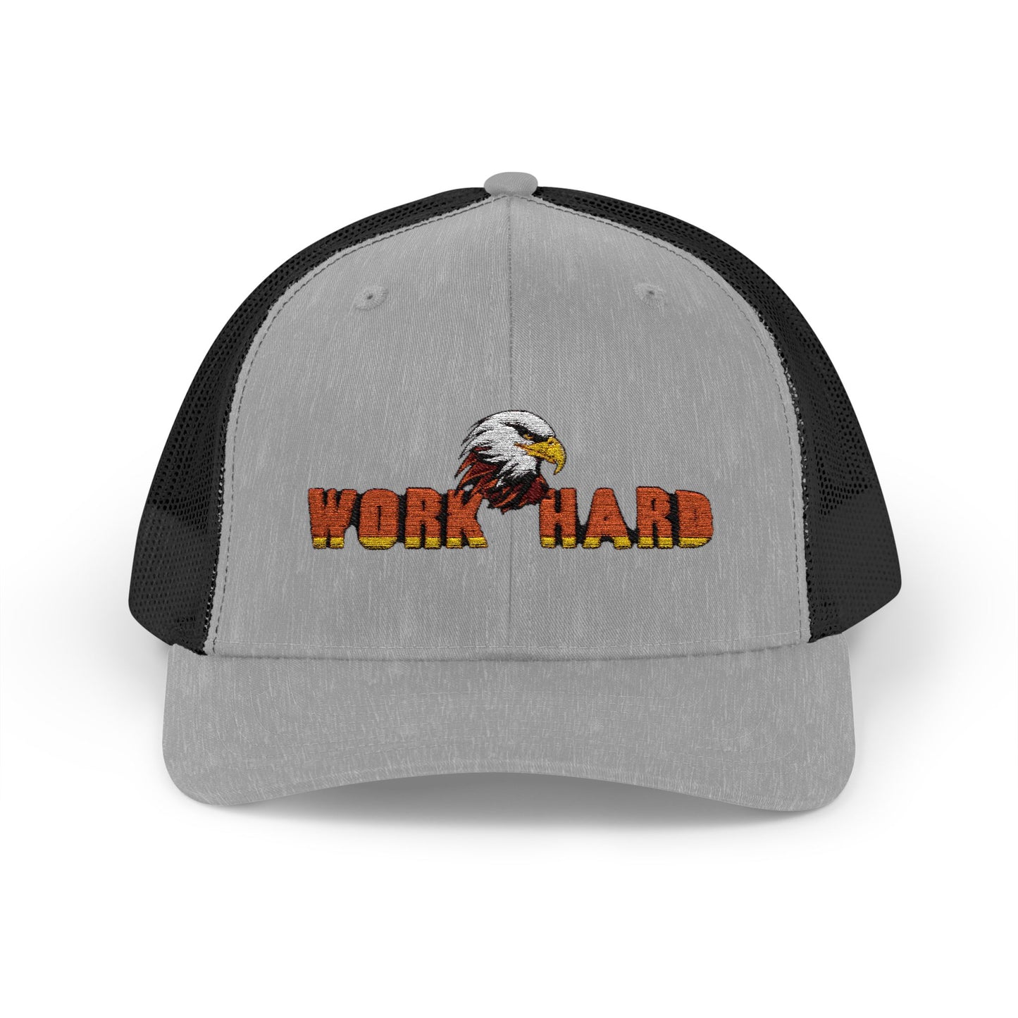 Work Hard Eagle Snapback Cap