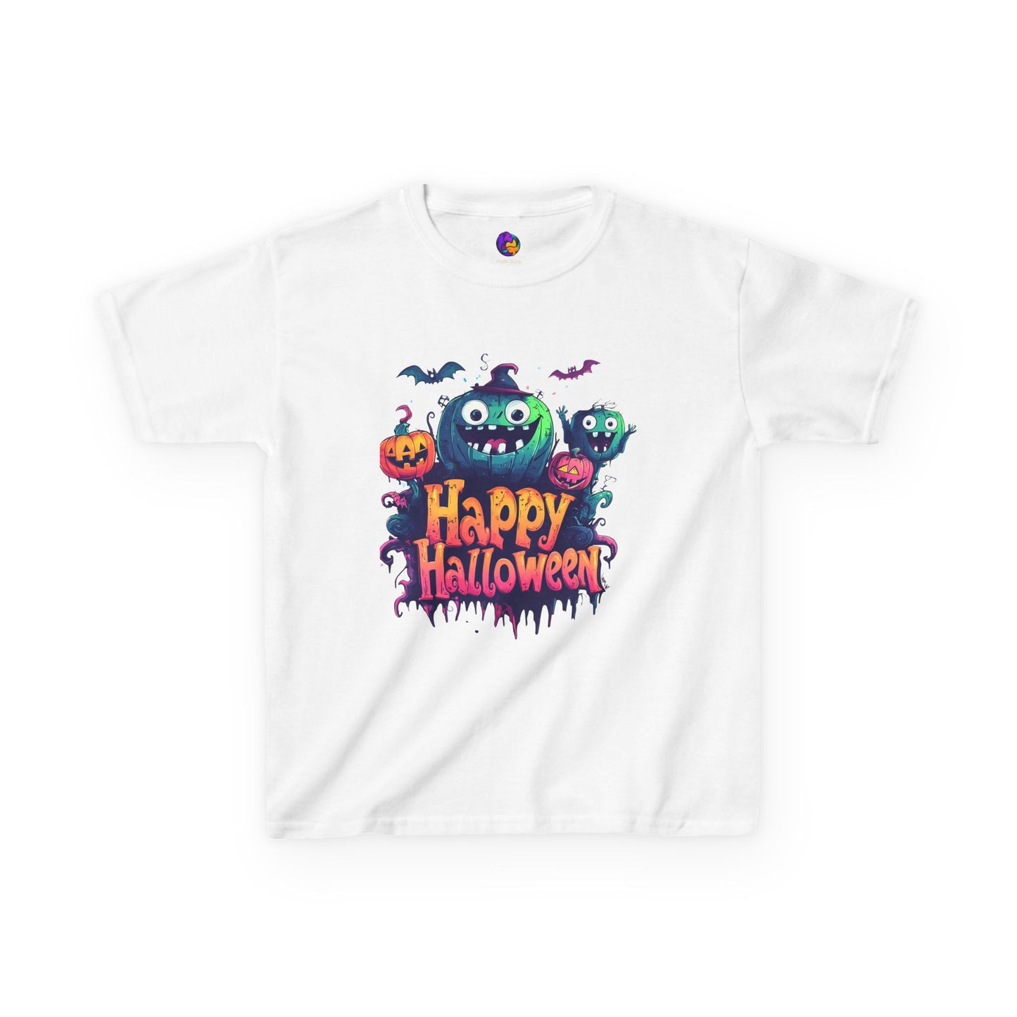 Halloween Kids Tee, Spooky T-Shirt for Children, Perfect for Halloween Parties, Trick or Treating, Gifting to Kids