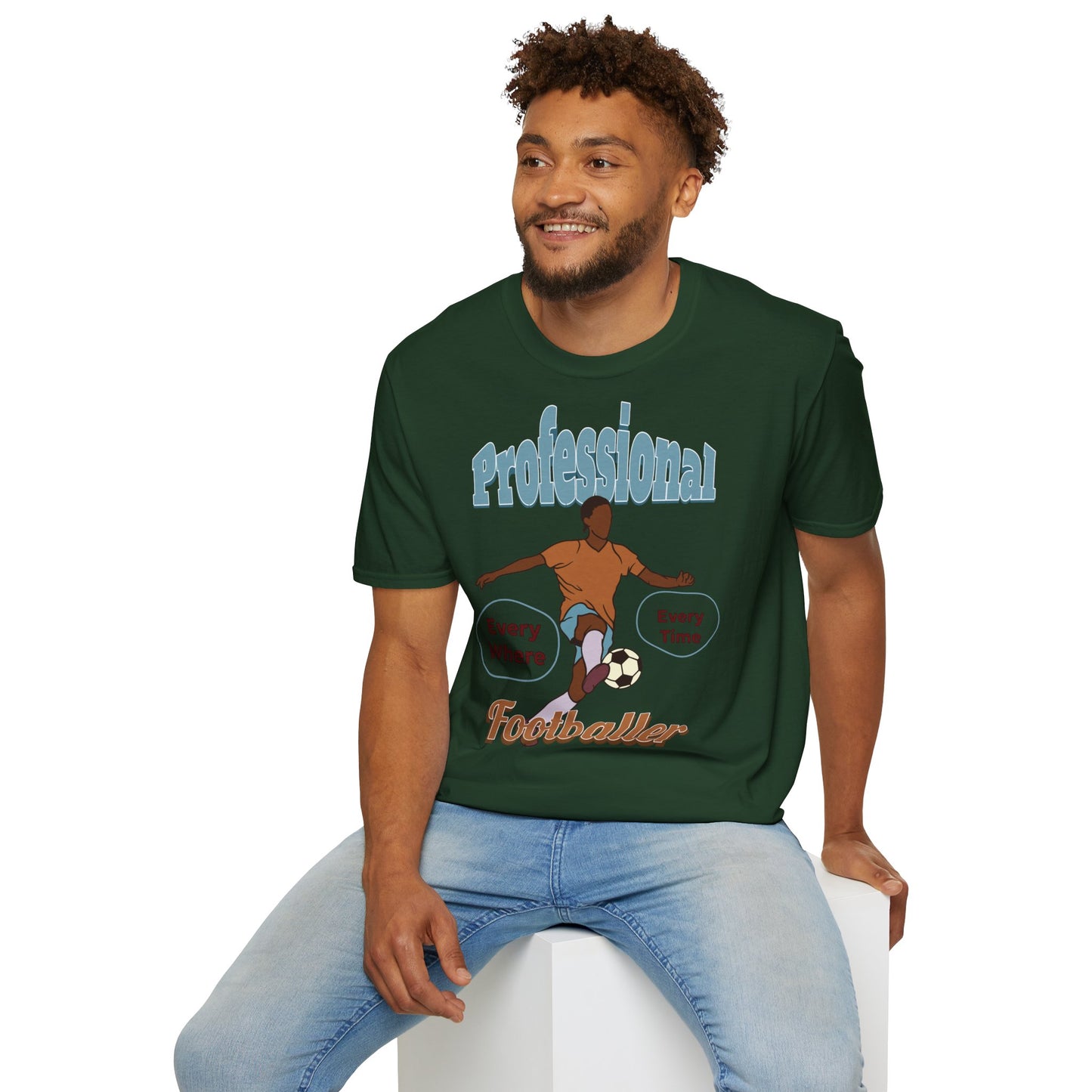 Footballer Unisex T-Shirt - Casual Sports Tee for Football Lovers