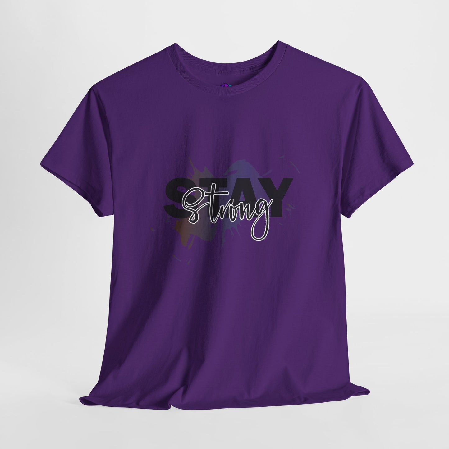 Stay Strong Unisex Heavy Cotton Tee, Inspirational T-Shirt, Motivational Apparel, Casual Wear, Gifts for Him/Her, Everyday Comfort