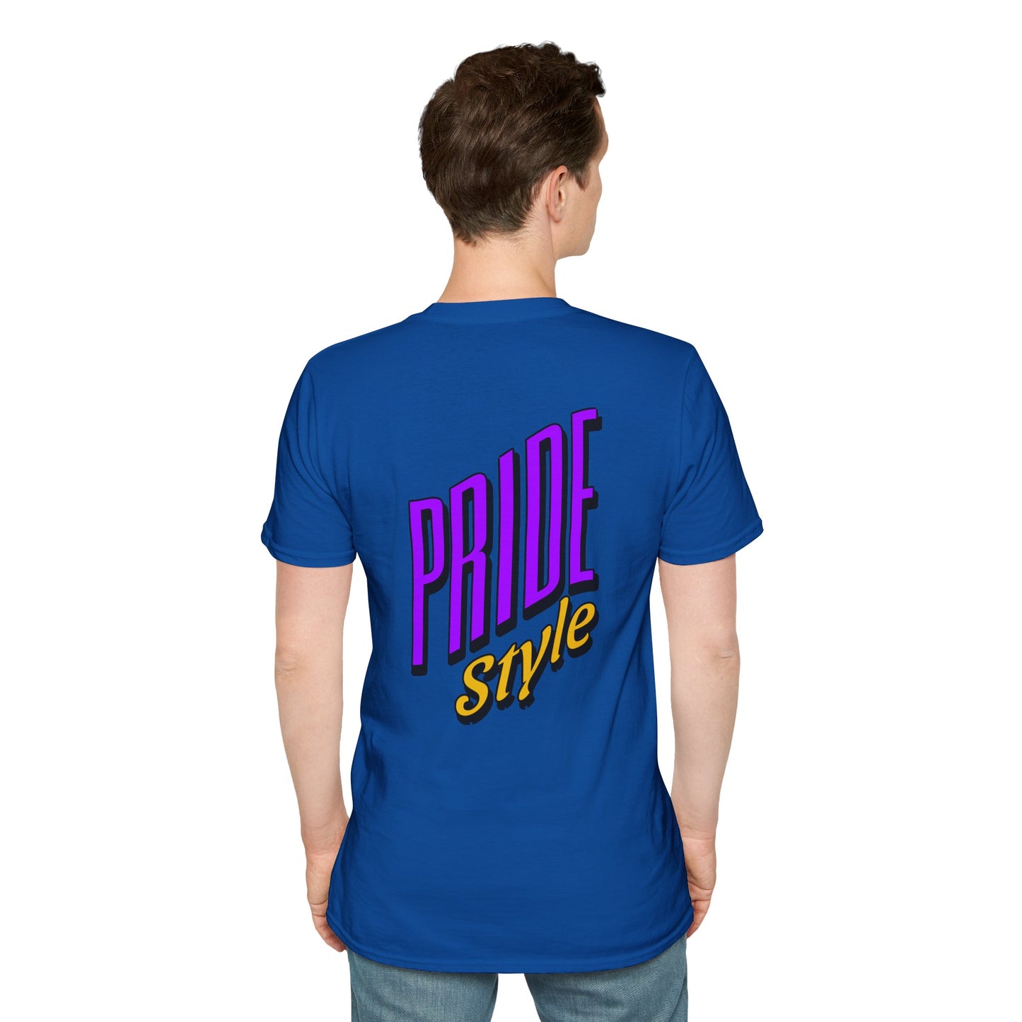 Pride Style Unisex Softstyle T-Shirt, LGBTQ+ Apparel, Gay Pride Shirt, Festival Wear, Affirmation Tee, Inclusive Fashion