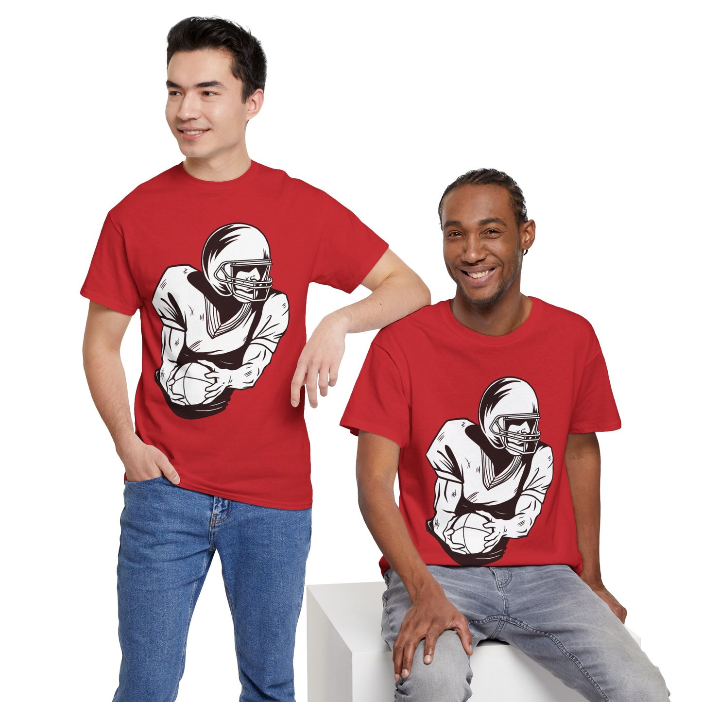Football Graphic Tee, Casual wear.