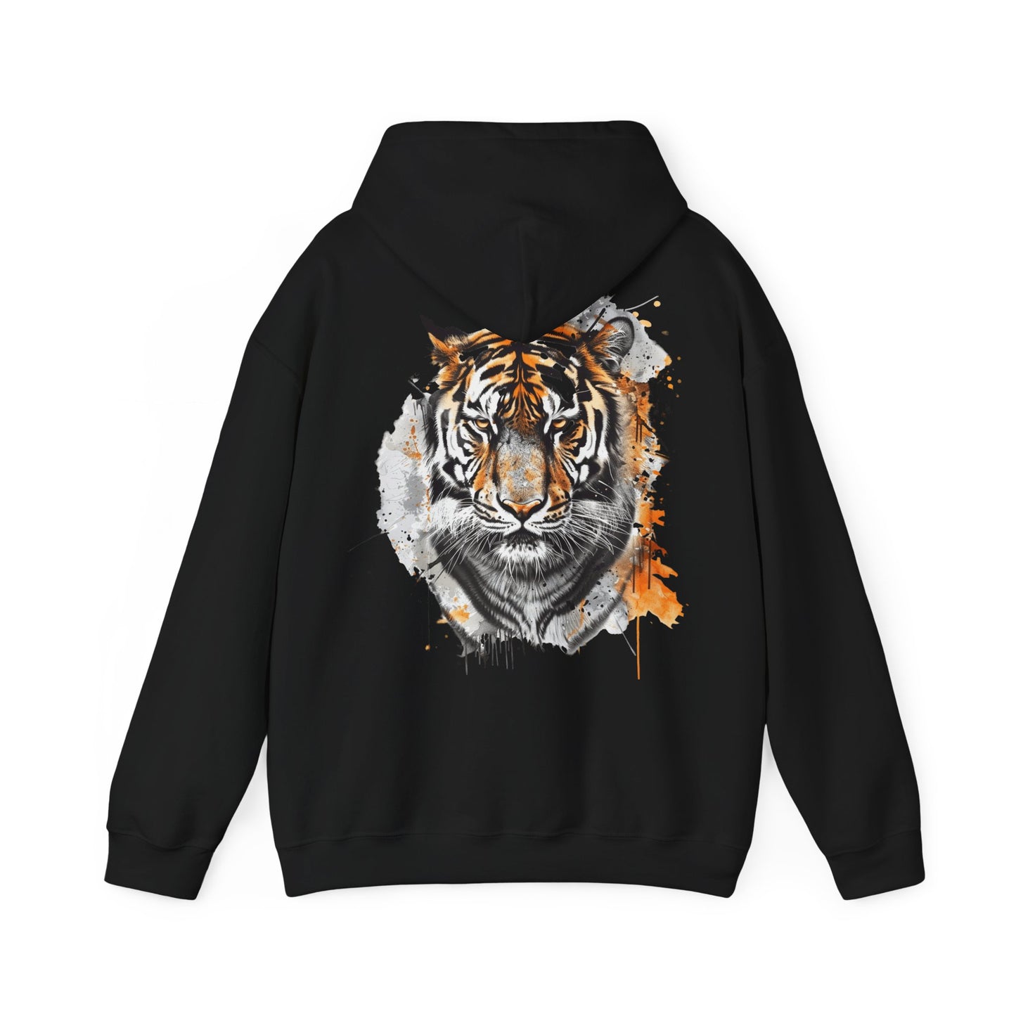 Magnificent Tiger Hooded Sweatshirt for Those Who Love to Be a King, Comfortable Sweater for Everyday Wear, Gift for Birthdays and Nature Lovers.