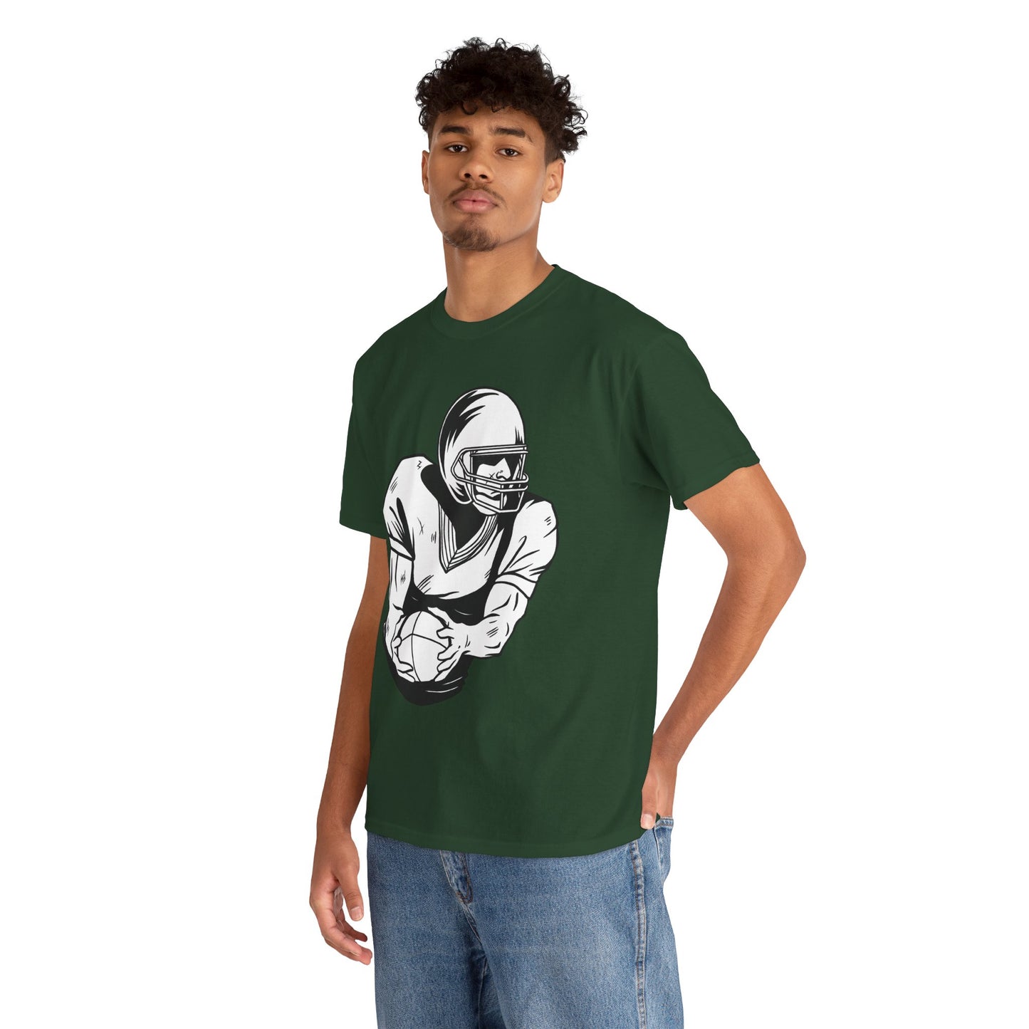 Football Graphic Tee, Casual wear.
