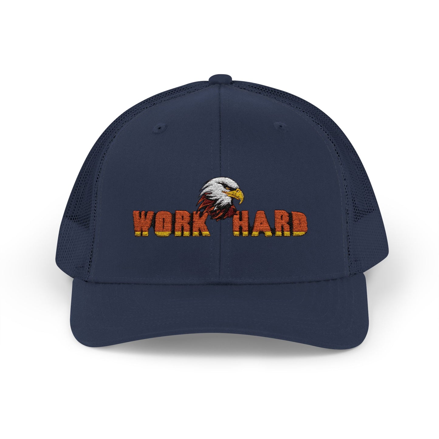 Work Hard Eagle Snapback Cap