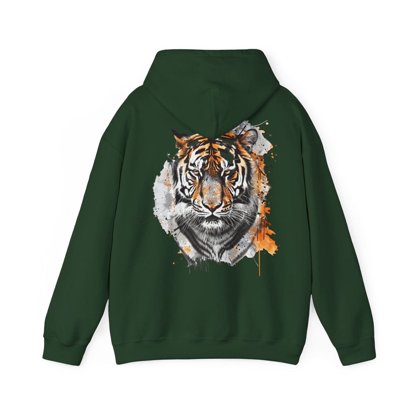 Magnificent Tiger Hooded Sweatshirt for Those Who Love to Be a King, Comfortable Sweater for Everyday Wear, Gift for Birthdays and Nature Lovers.