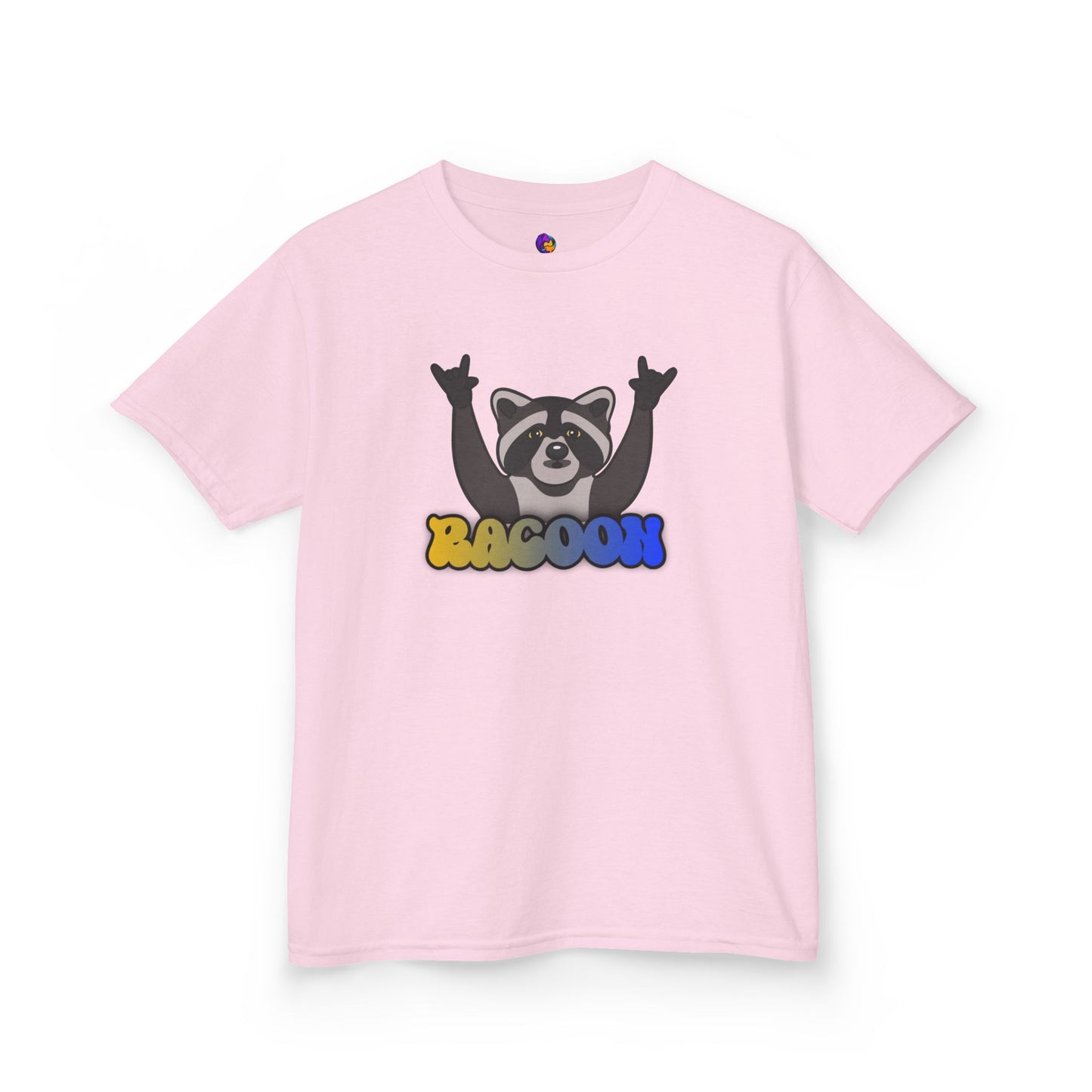 Rockin' Raccoon Kids Tee | Fun Cotton Shirt for Boys & Girls, Cute Animal Graphic Tee, Birthday Gift, Playtime Essential