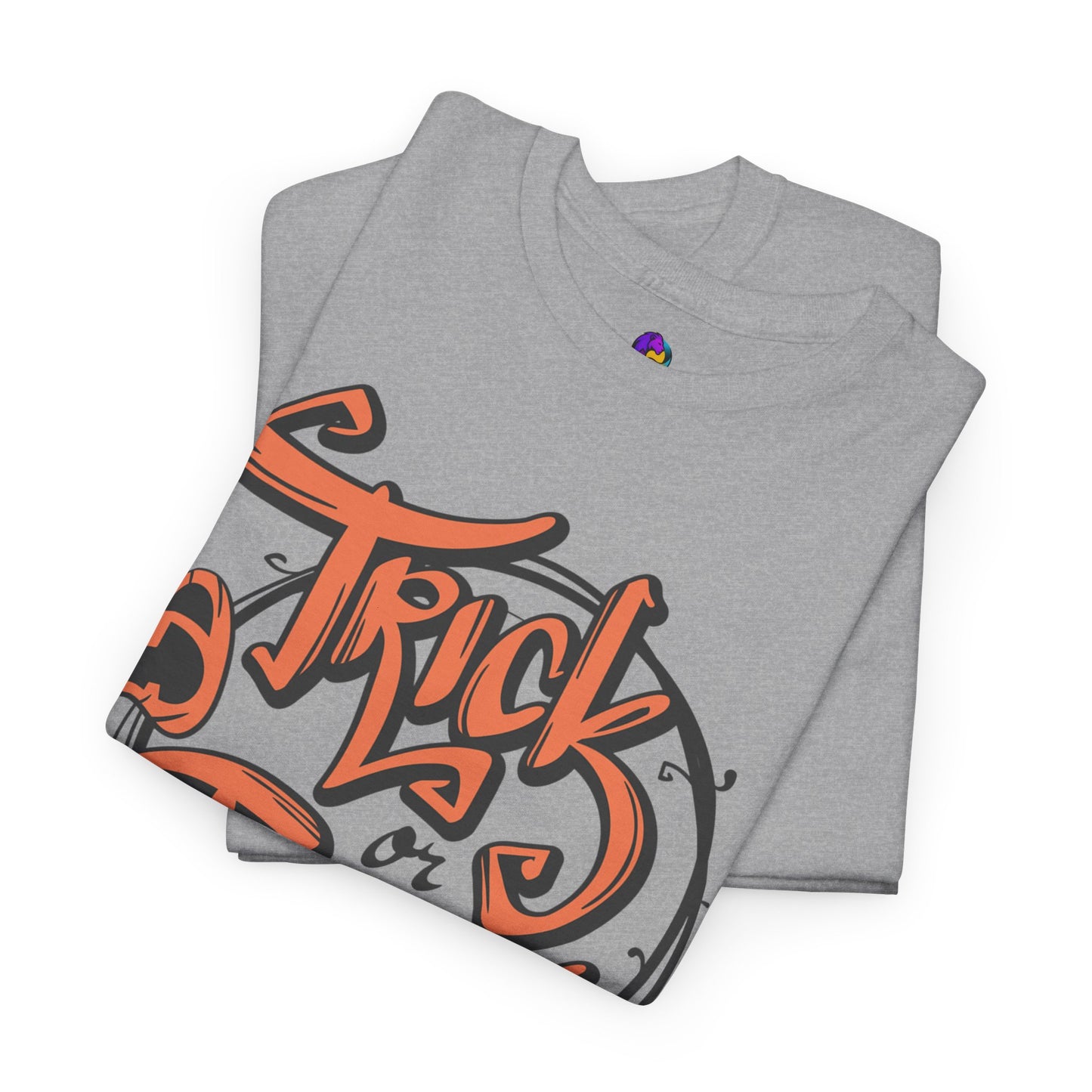 Halloween Trick or Treat Unisex Tee, Spooky Cotton Shirt, Fall Fashion, Halloween Costume Tee, Autumn Celebration Wear, Kids and Adults