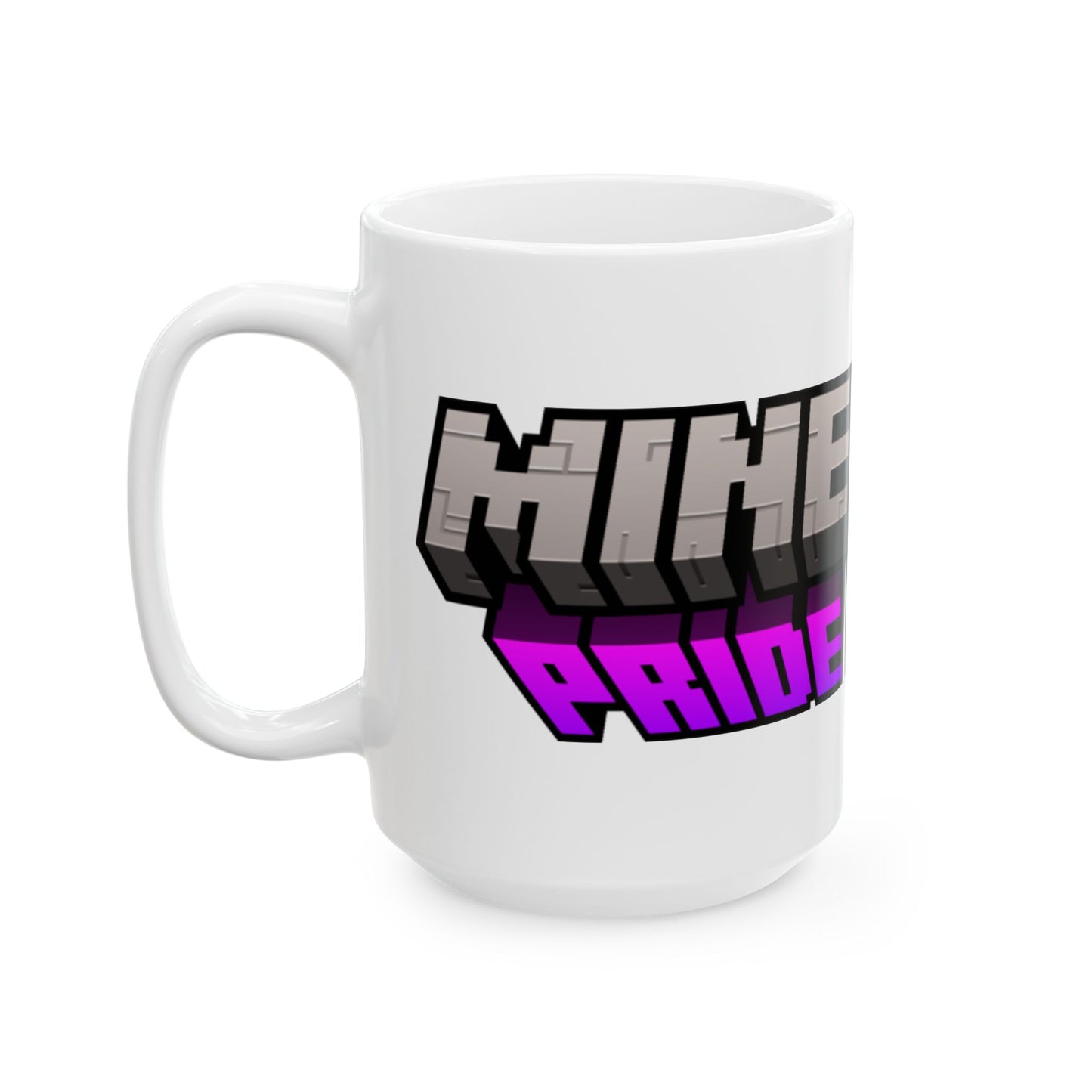 Minecraft-Inspired Ceramic Mug, Gamer Gift, Custom Coffee Cup, Birthday Present, Cozy Drinkware, Gaming Merchandise