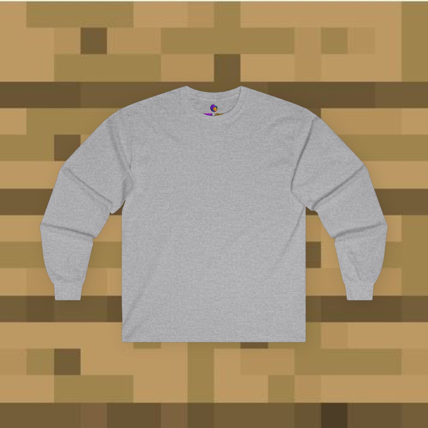 Minecraft Creeper Long Sleeve Tee for Gamers, Unisex Game Shirt, Perfect for Birthdays, Cozy Casual Wear, Minecraft Gifts, Gamer Apparel