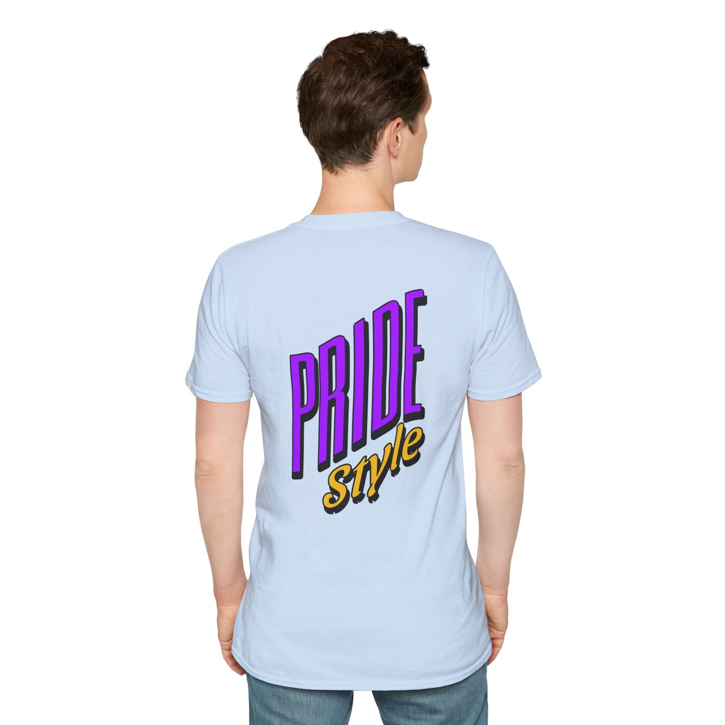 Pride Style Unisex Softstyle T-Shirt, LGBTQ+ Apparel, Gay Pride Shirt, Festival Wear, Affirmation Tee, Inclusive Fashion
