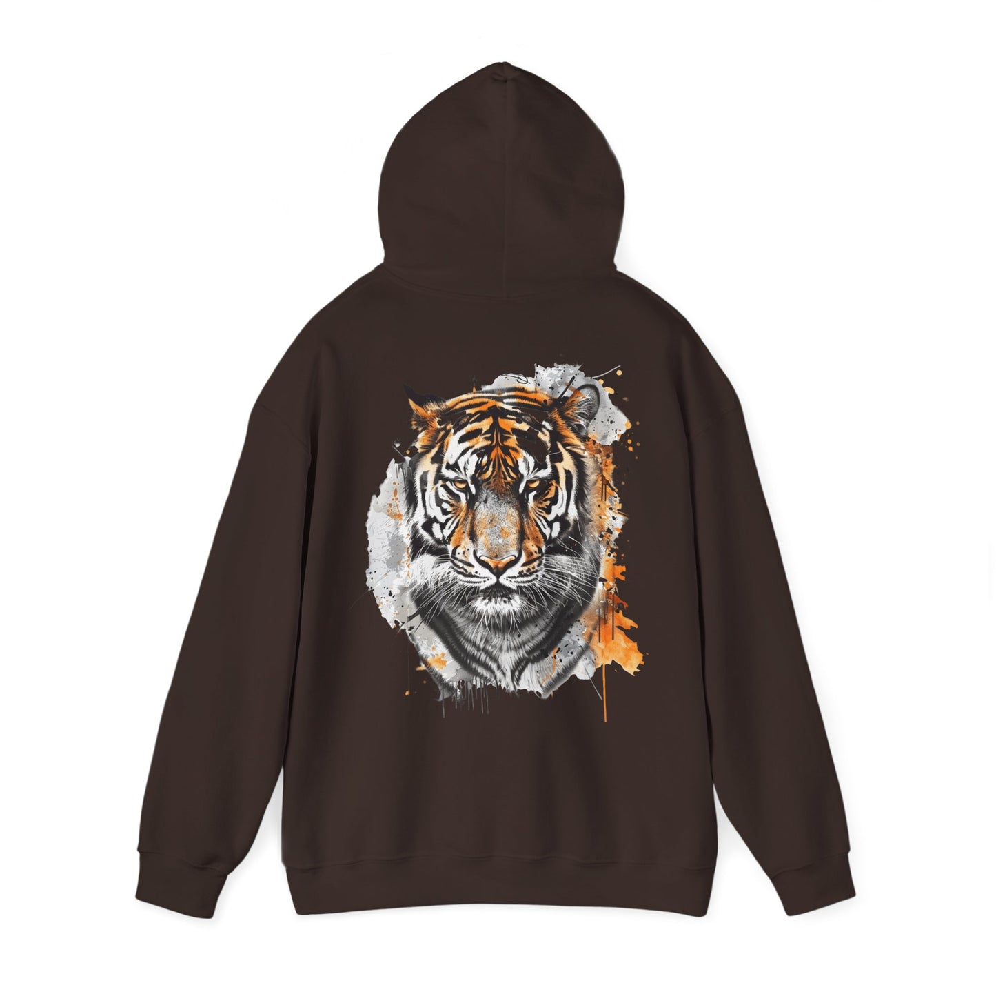 Magnificent Tiger Hooded Sweatshirt for Those Who Love to Be a King, Comfortable Sweater for Everyday Wear, Gift for Birthdays and Nature Lovers.