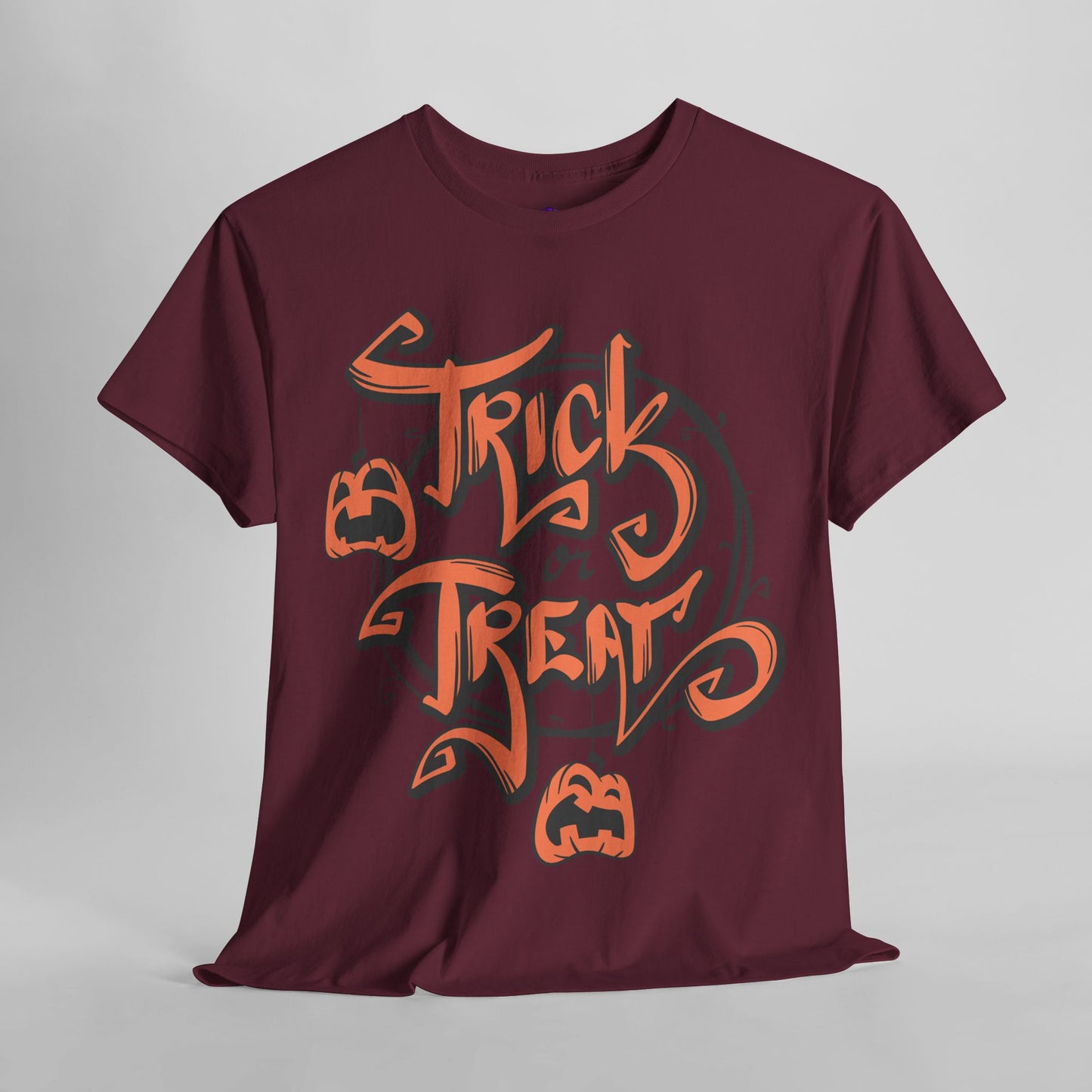 Halloween Trick or Treat Unisex Tee, Spooky Cotton Shirt, Fall Fashion, Halloween Costume Tee, Autumn Celebration Wear, Kids and Adults