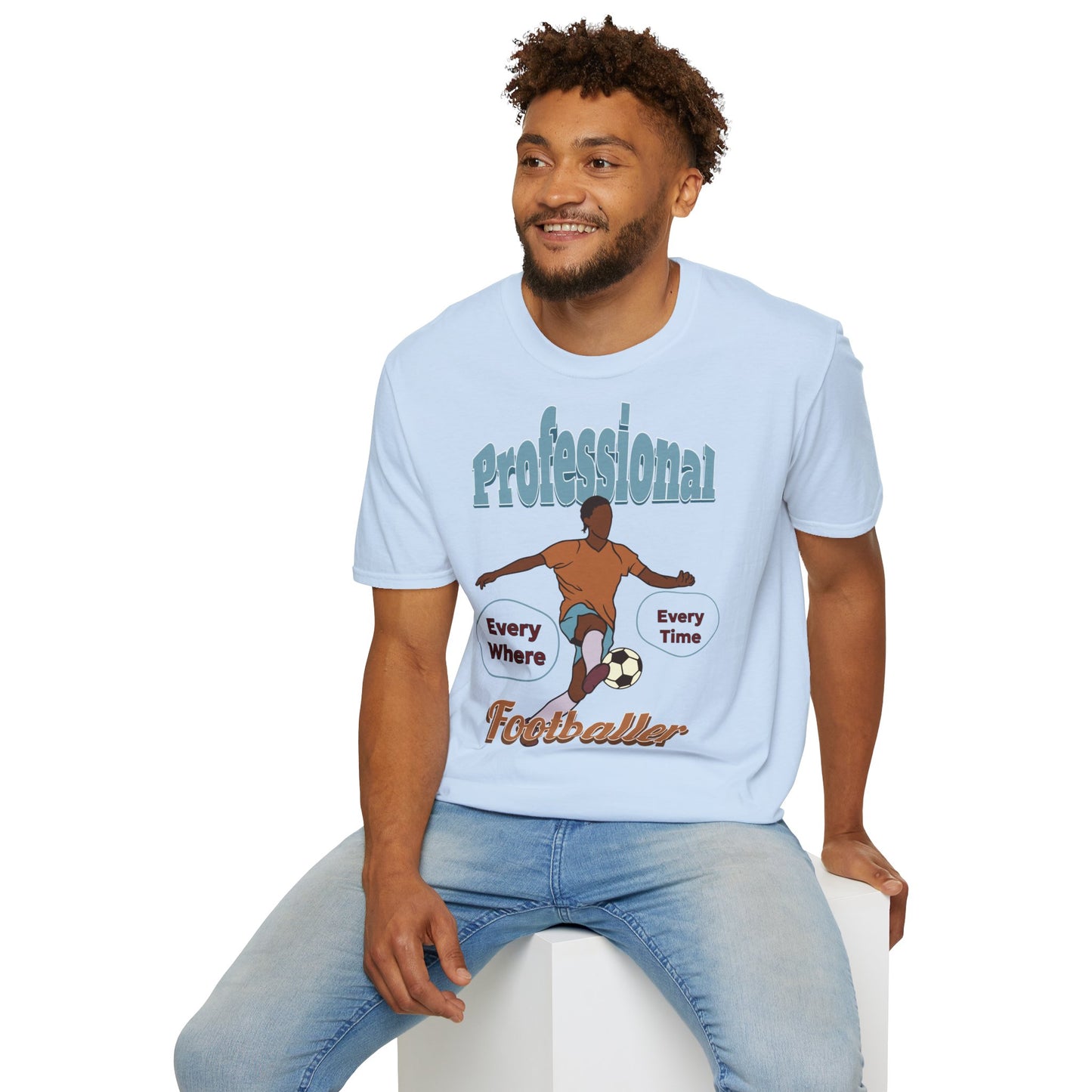 Footballer Unisex T-Shirt - Casual Sports Tee for Football Lovers
