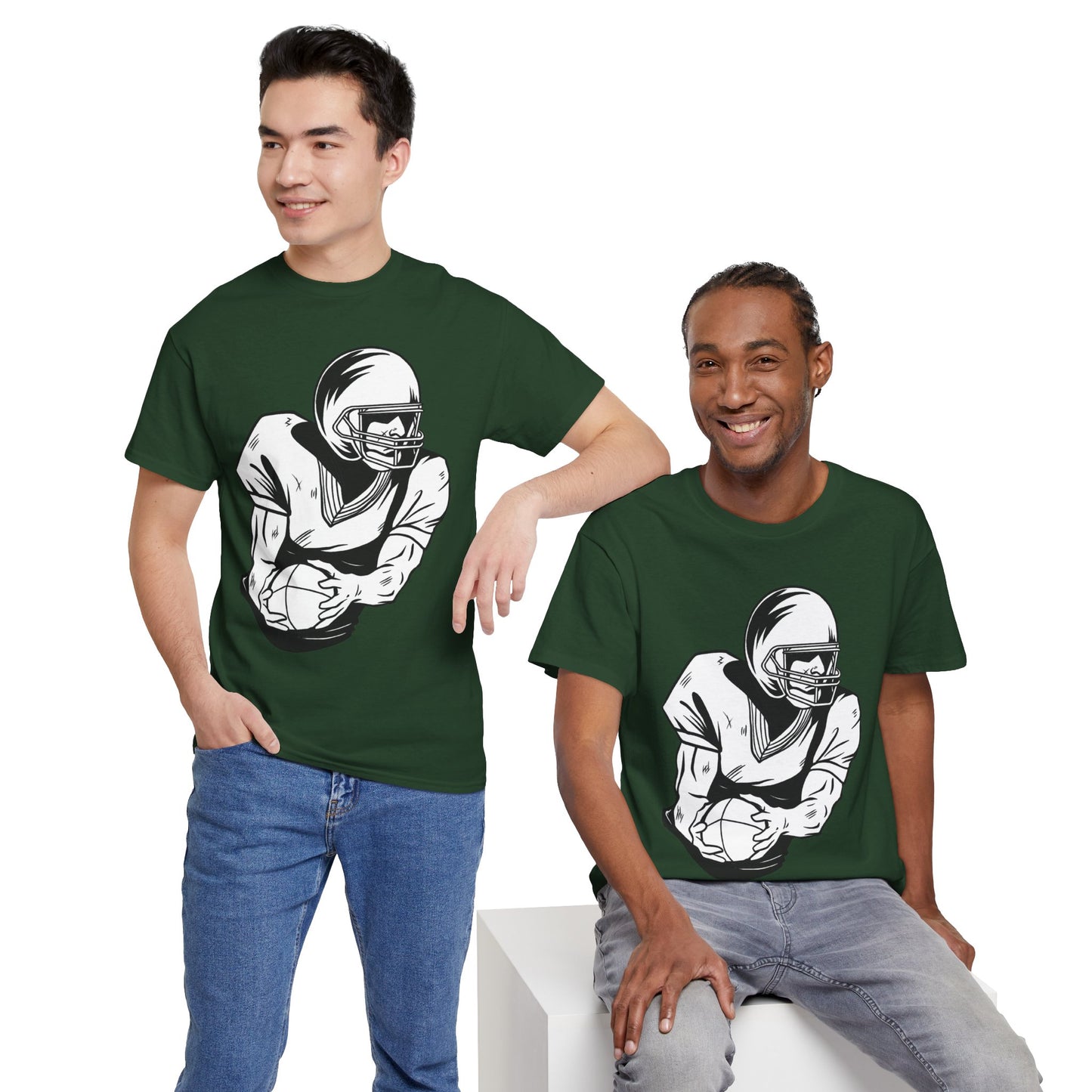 Football Graphic Tee, Casual wear.