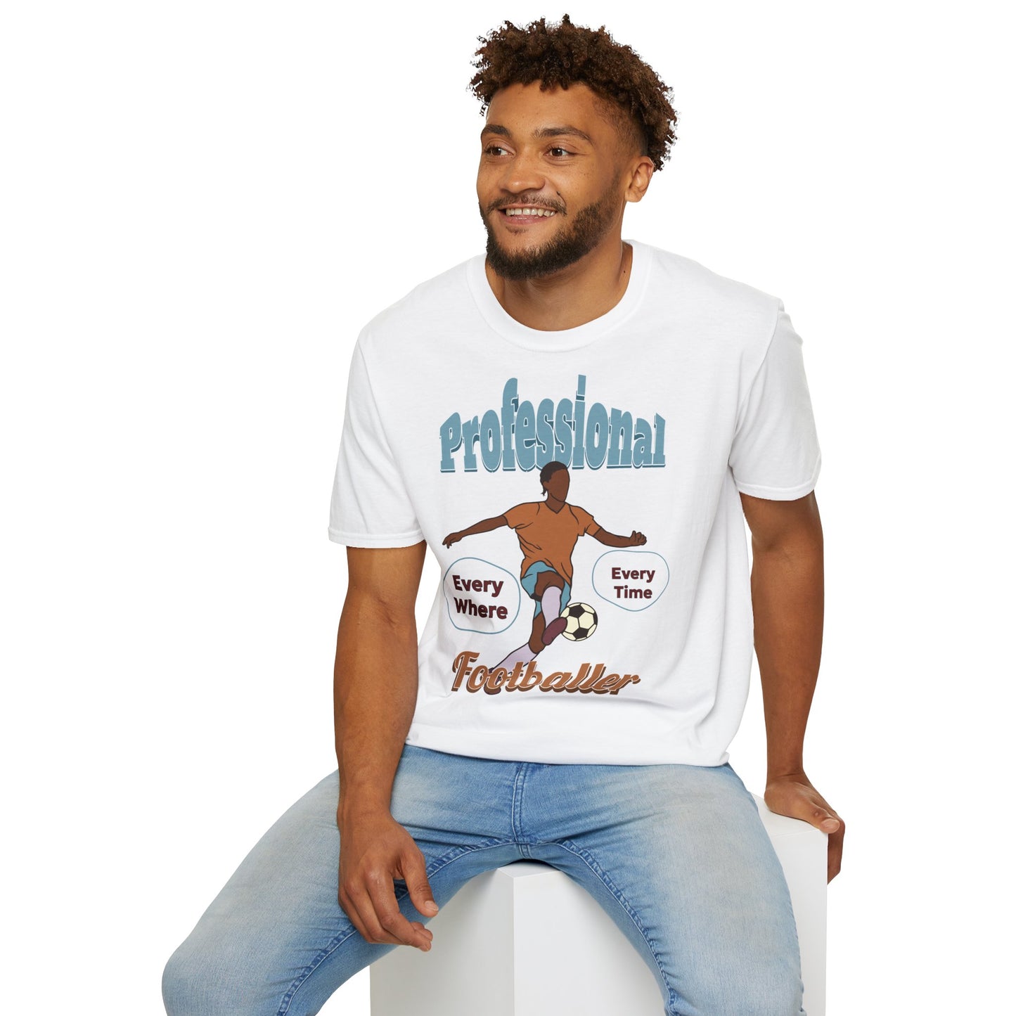 Footballer Unisex T-Shirt - Casual Sports Tee for Football Lovers