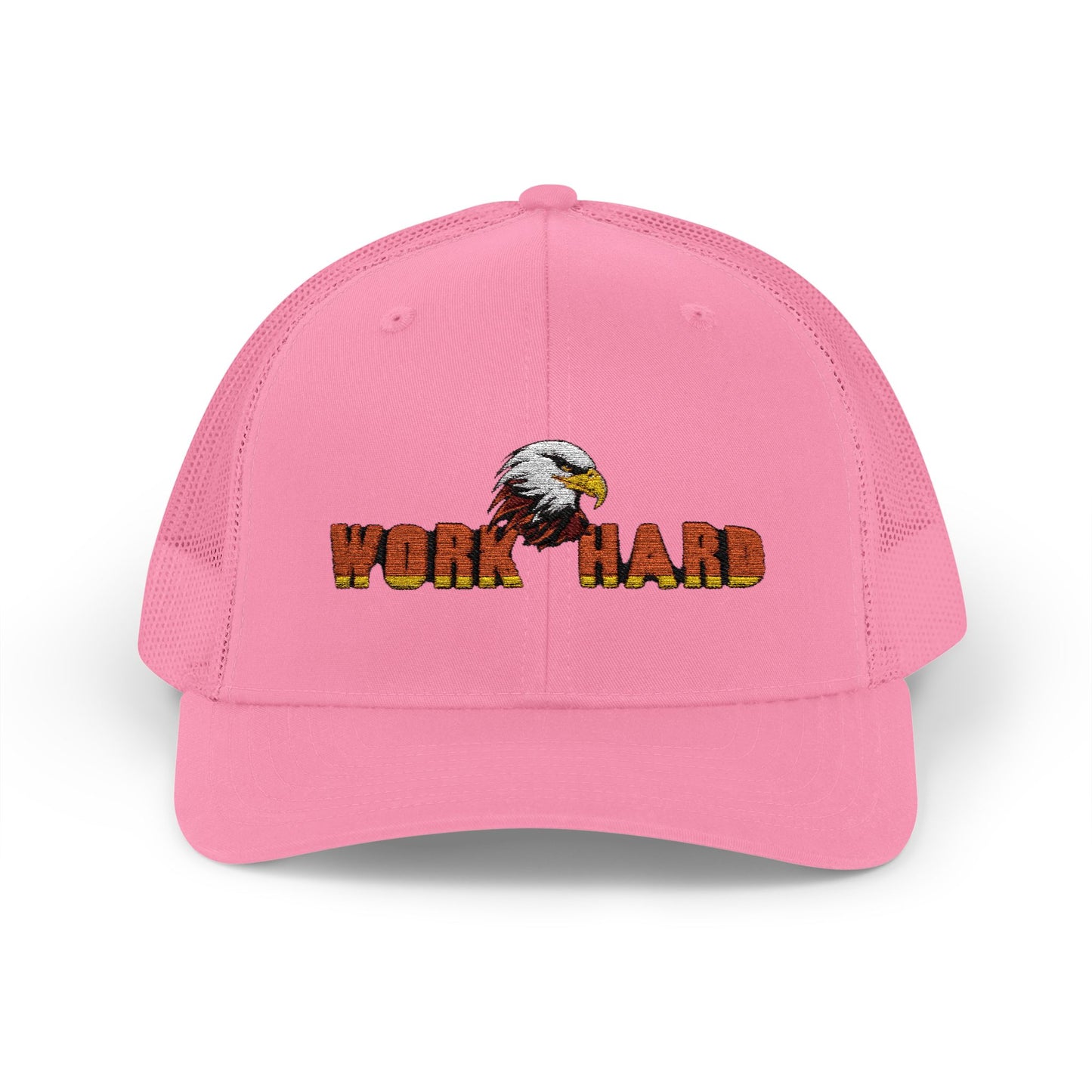Work Hard Eagle Snapback Cap