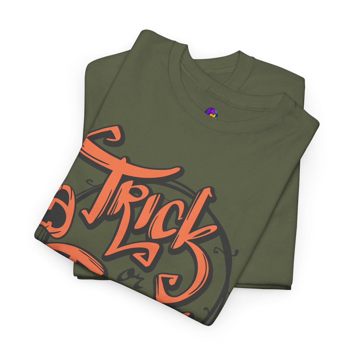 Halloween Trick or Treat Unisex Tee, Spooky Cotton Shirt, Fall Fashion, Halloween Costume Tee, Autumn Celebration Wear, Kids and Adults
