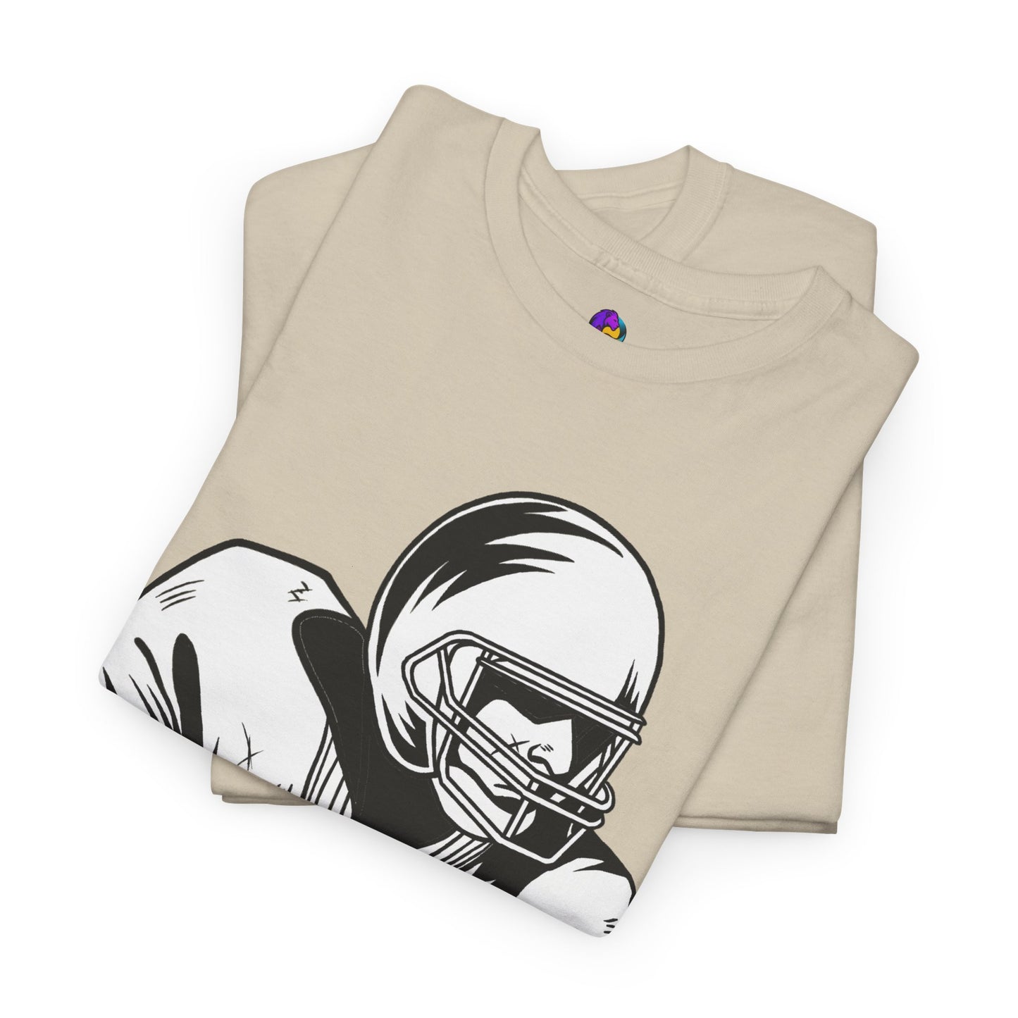 Football Graphic Tee, Casual wear.