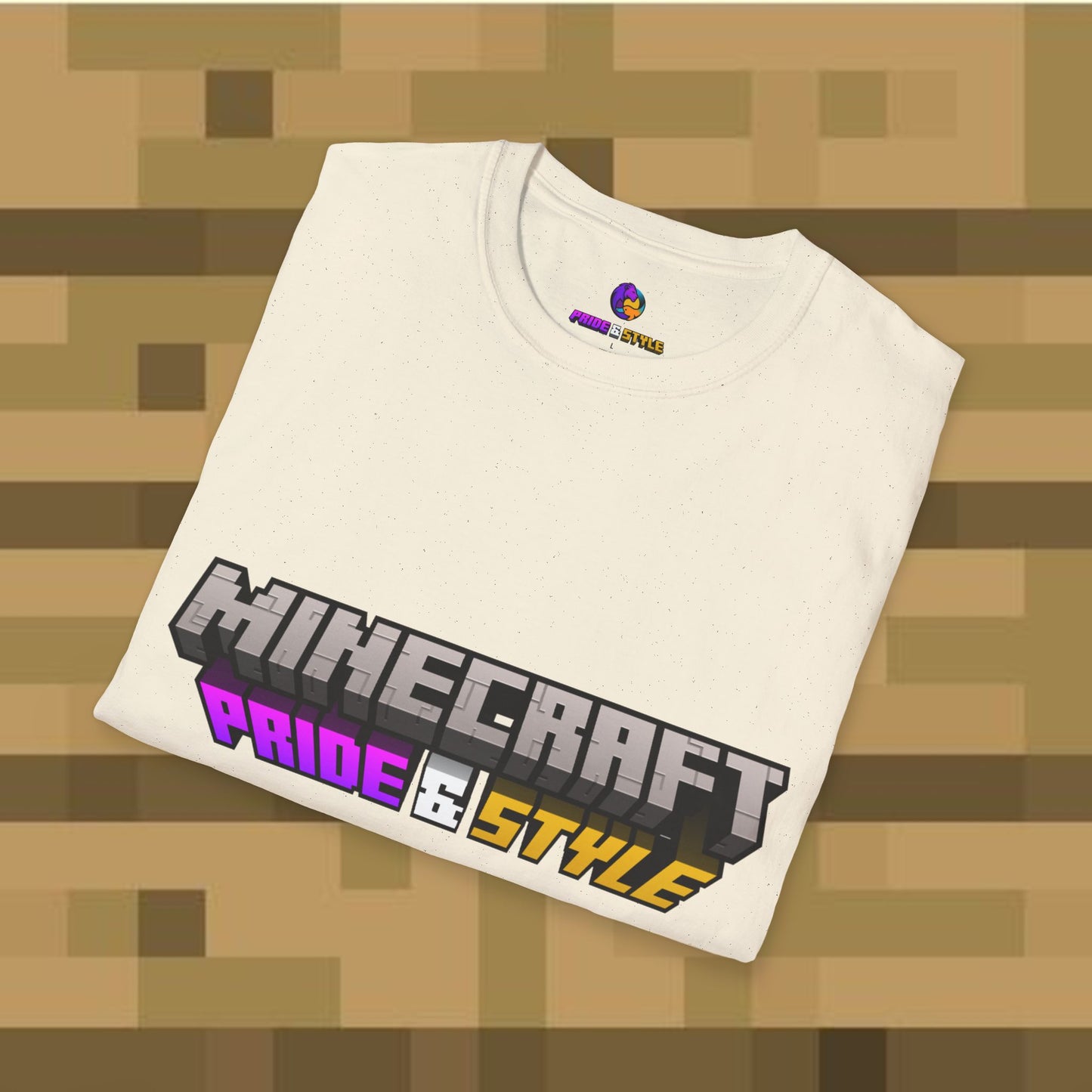 Minecraft Pride & Style T-Shirt for Game Lovers, Unisex Graphic Tee for Pride Events, Casual Wear, Gamer Gift, Comfortable Fashion