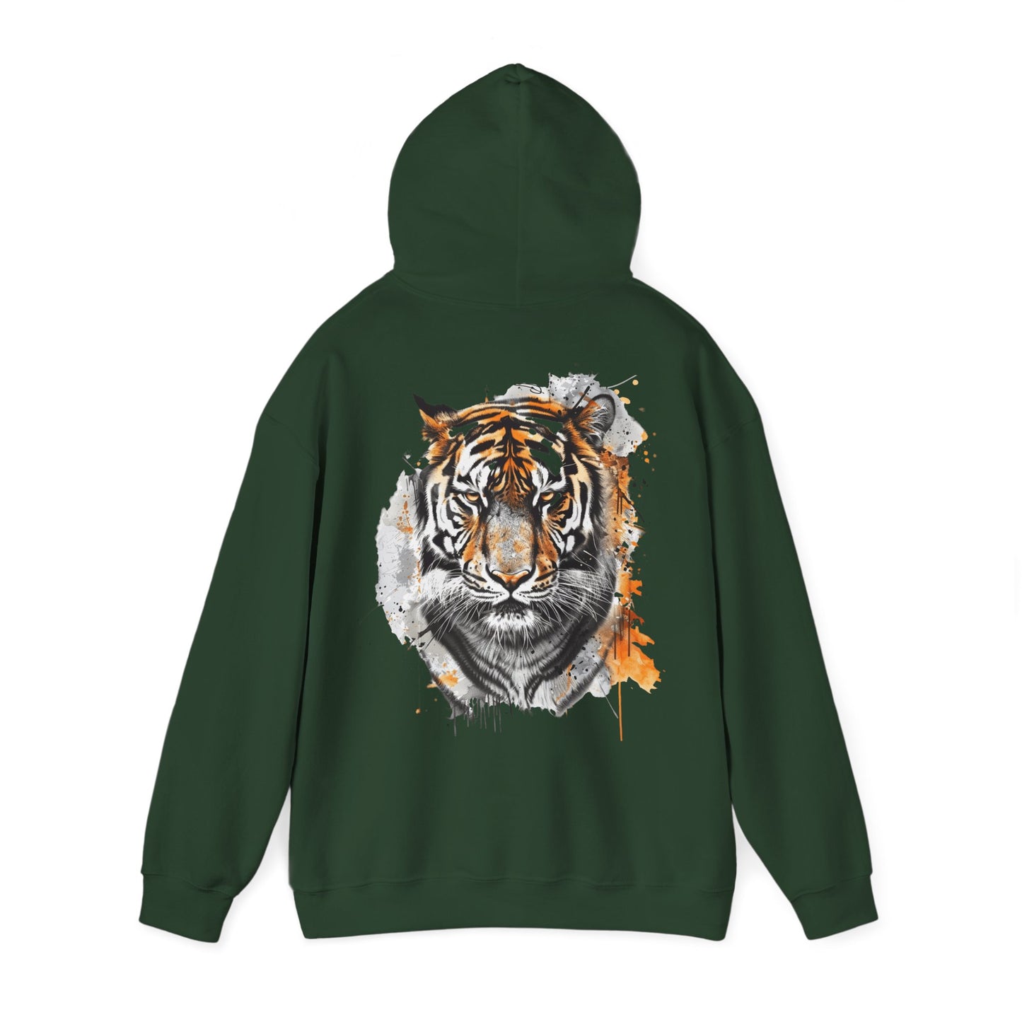 Magnificent Tiger Hooded Sweatshirt for Those Who Love to Be a King, Comfortable Sweater for Everyday Wear, Gift for Birthdays and Nature Lovers.