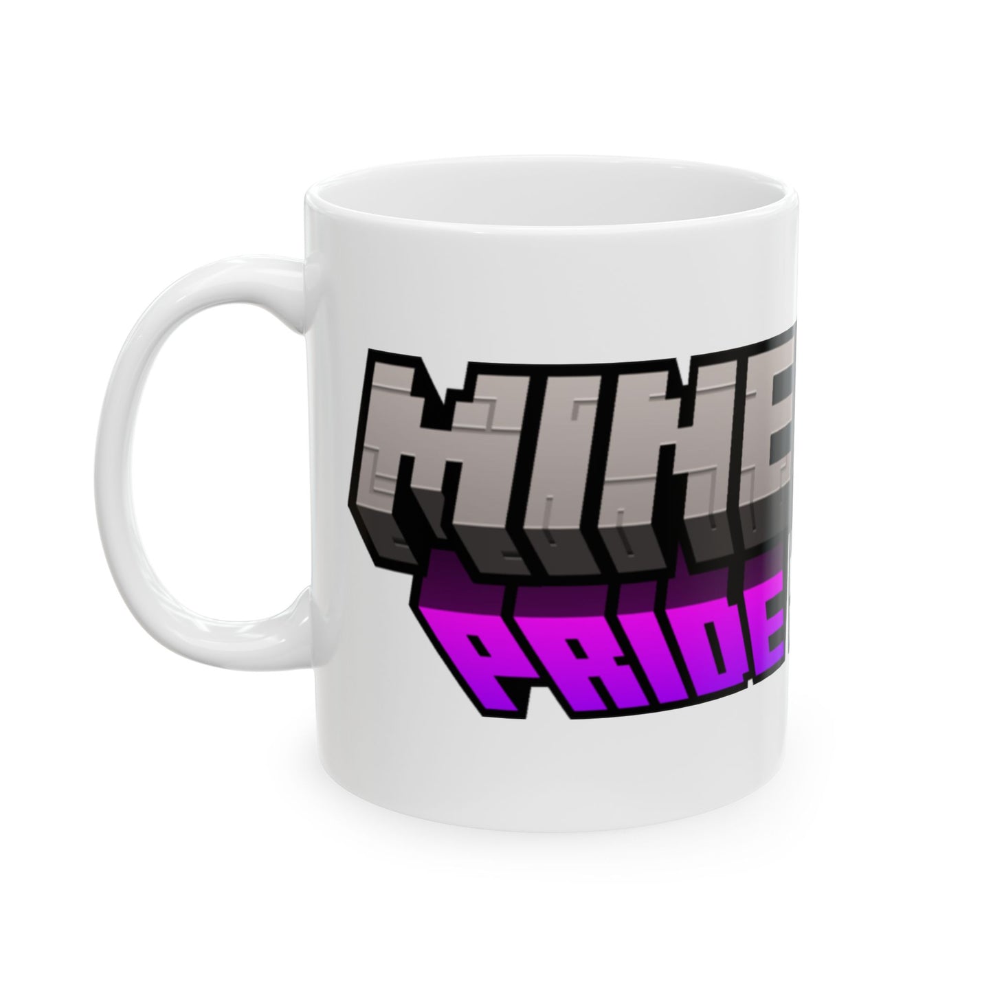 Minecraft-Inspired Ceramic Mug, Gamer Gift, Custom Coffee Cup, Birthday Present, Cozy Drinkware, Gaming Merchandise
