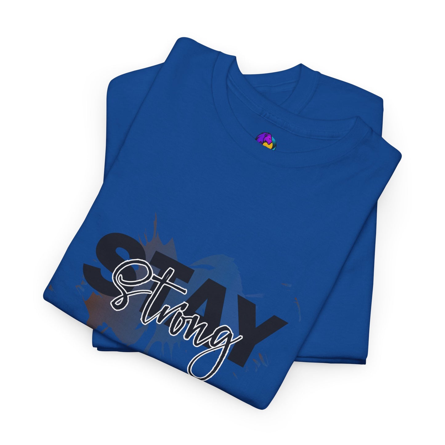 Stay Strong Unisex Heavy Cotton Tee, Inspirational T-Shirt, Motivational Apparel, Casual Wear, Gifts for Him/Her, Everyday Comfort