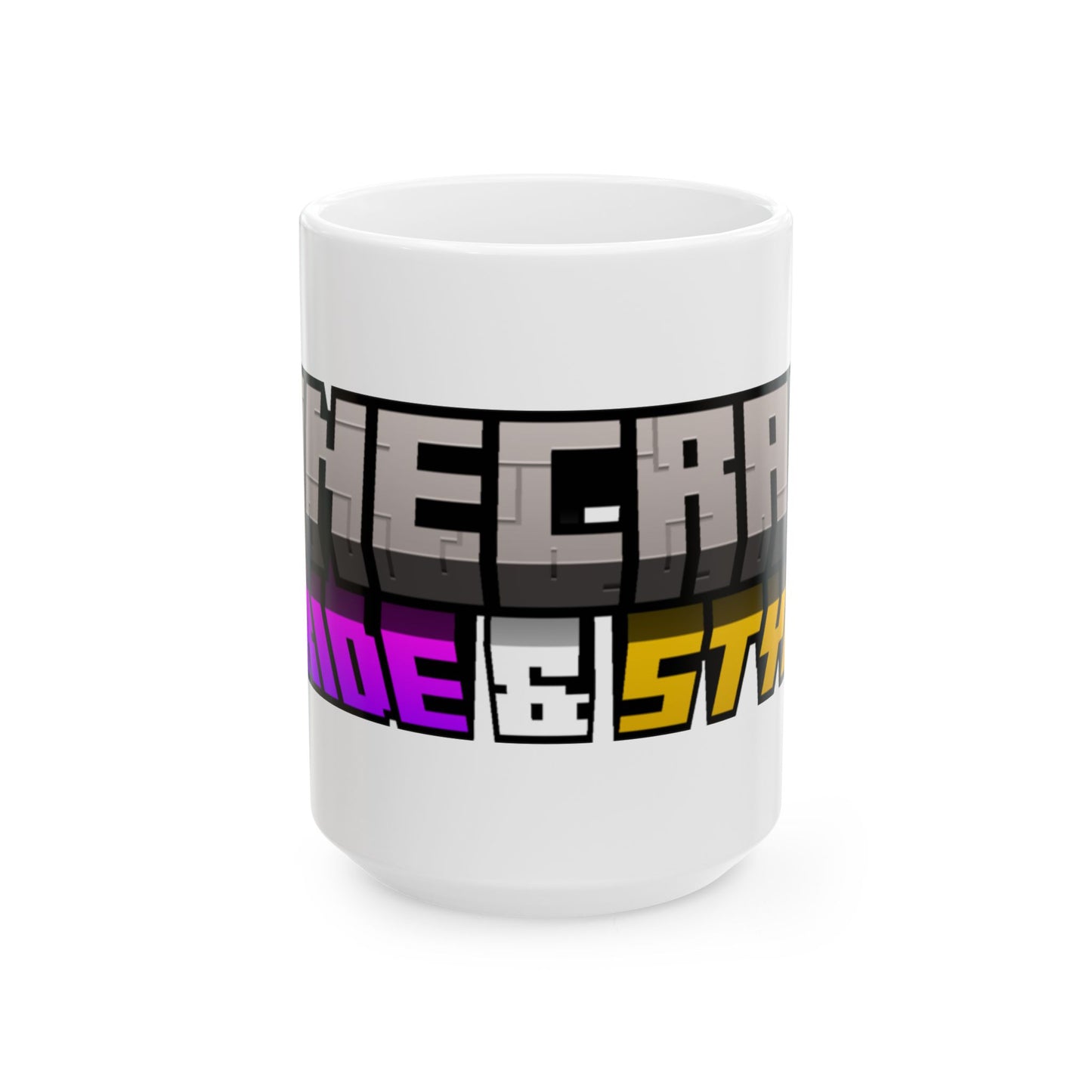 Minecraft-Inspired Ceramic Mug, Gamer Gift, Custom Coffee Cup, Birthday Present, Cozy Drinkware, Gaming Merchandise