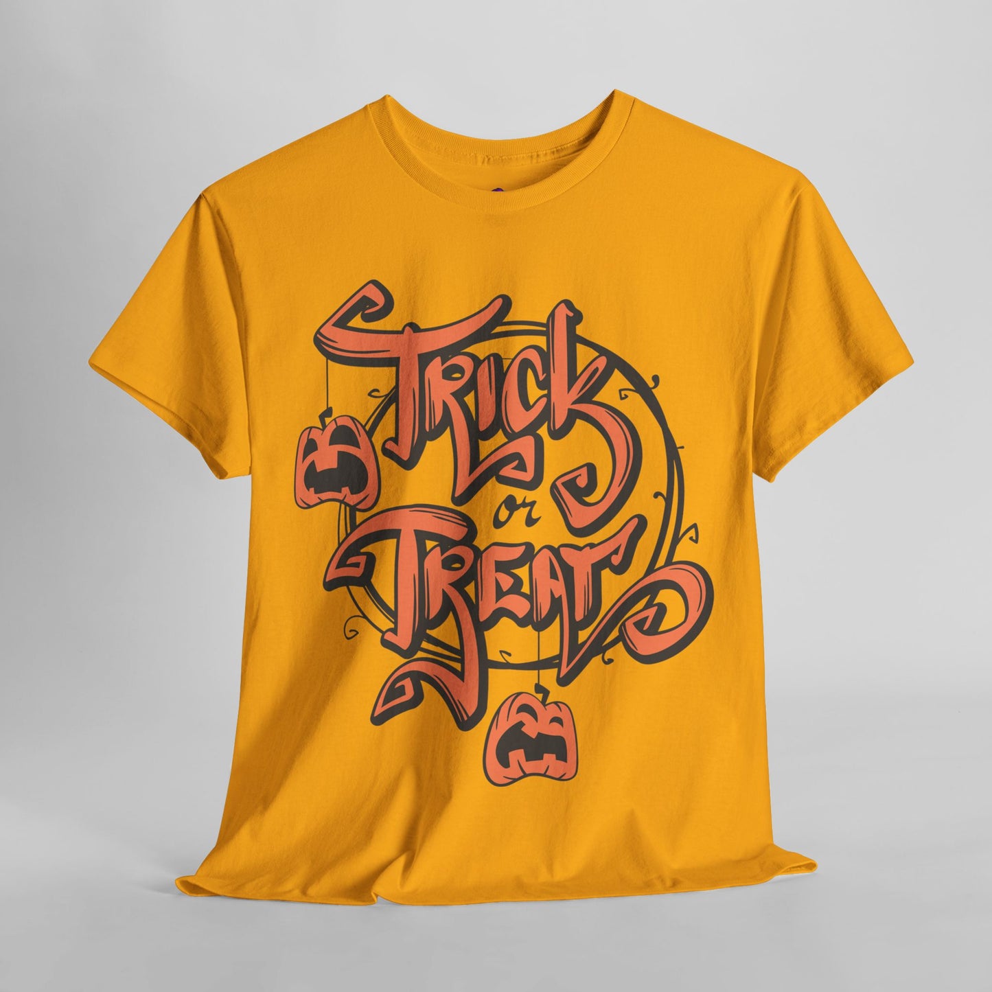 Halloween Trick or Treat Unisex Tee, Spooky Cotton Shirt, Fall Fashion, Halloween Costume Tee, Autumn Celebration Wear, Kids and Adults
