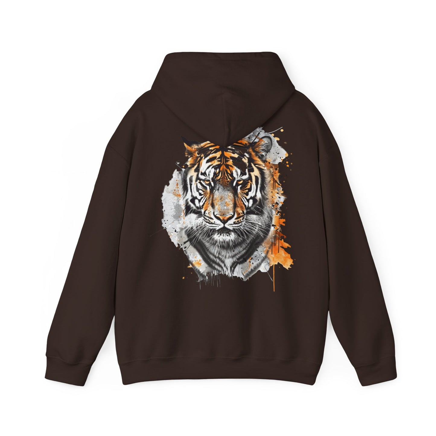 Magnificent Tiger Hooded Sweatshirt for Those Who Love to Be a King, Comfortable Sweater for Everyday Wear, Gift for Birthdays and Nature Lovers.