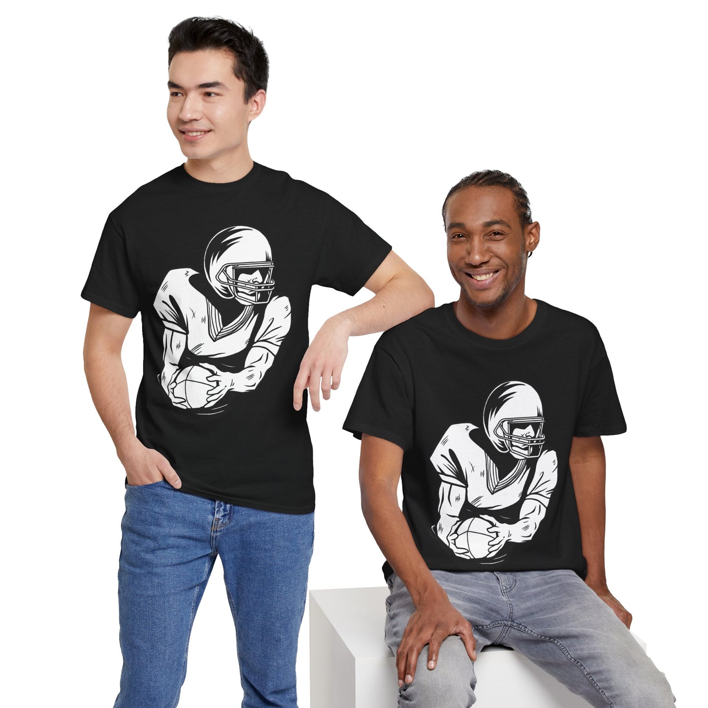 Football Graphic Tee, Casual wear.