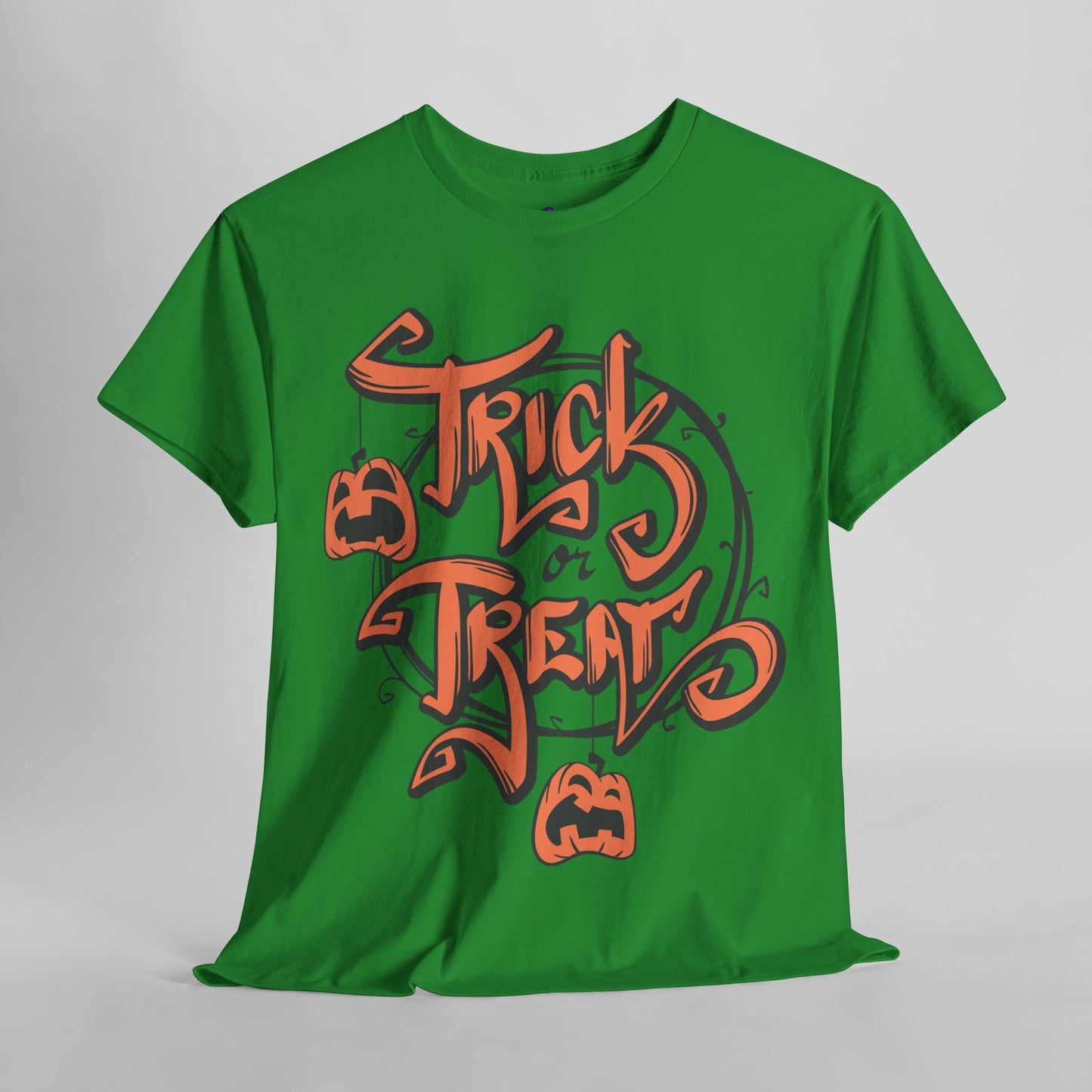 Halloween Trick or Treat Unisex Tee, Spooky Cotton Shirt, Fall Fashion, Halloween Costume Tee, Autumn Celebration Wear, Kids and Adults