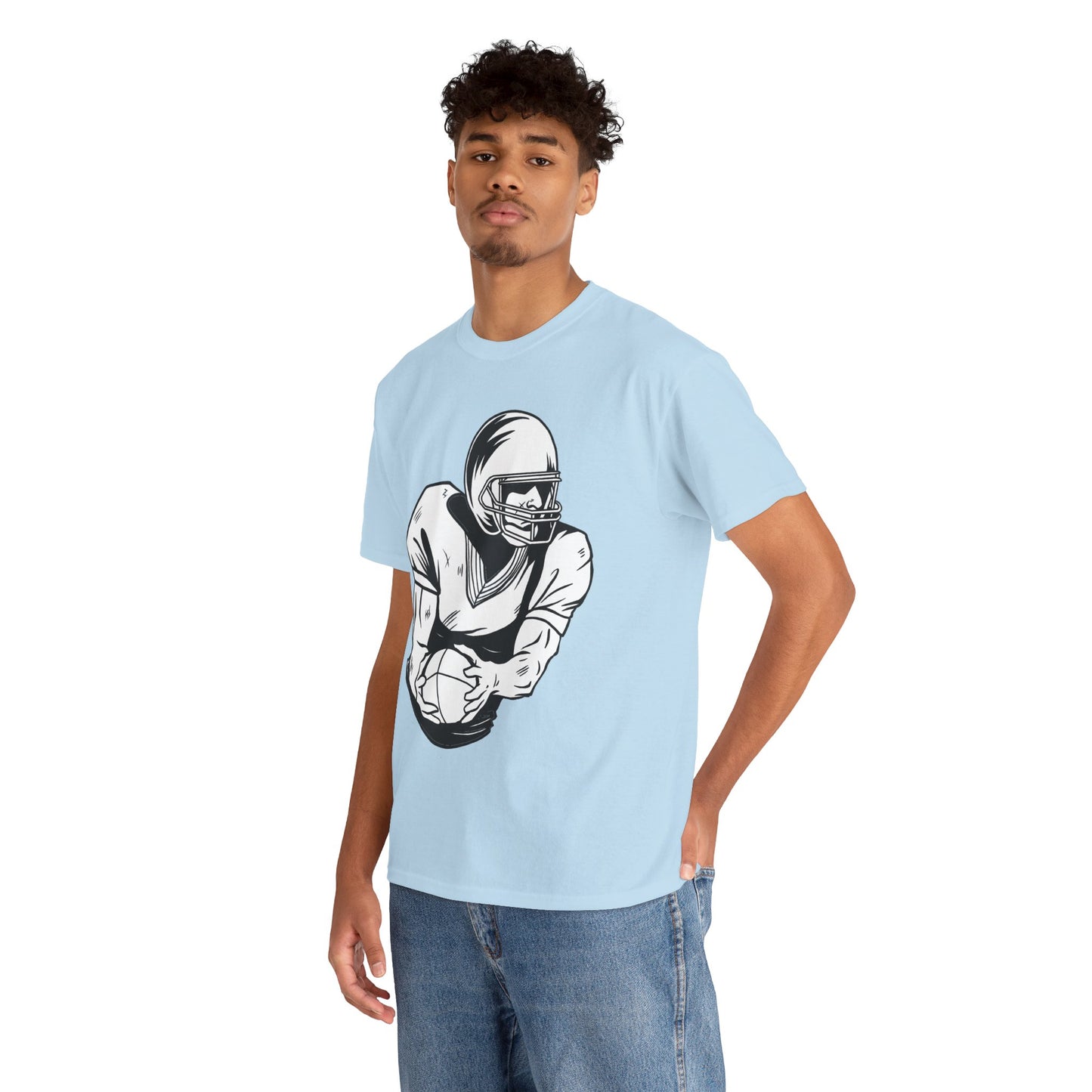 Football Graphic Tee, Casual wear.