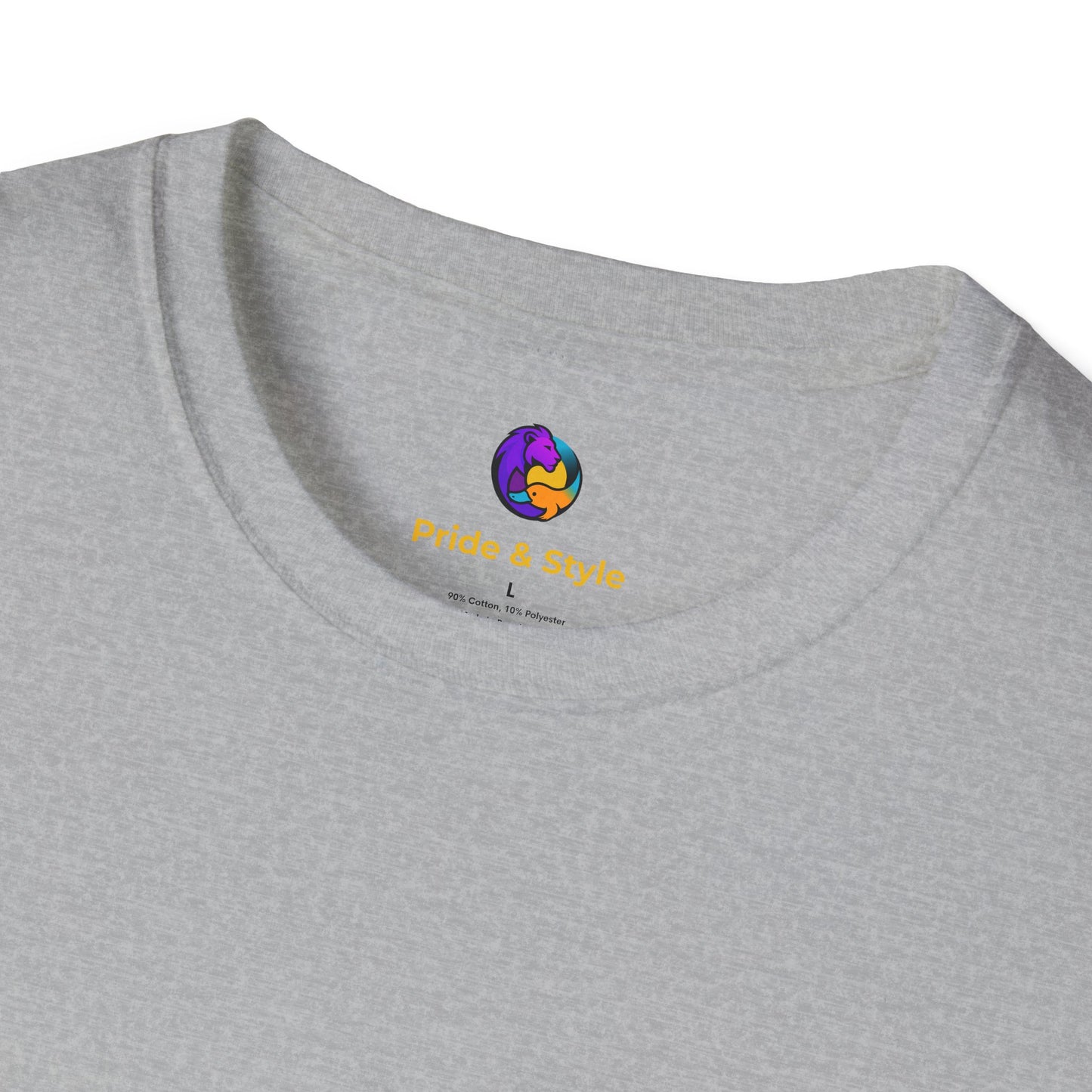 Pride Style Unisex Softstyle T-Shirt, LGBTQ+ Apparel, Gay Pride Shirt, Festival Wear, Affirmation Tee, Inclusive Fashion