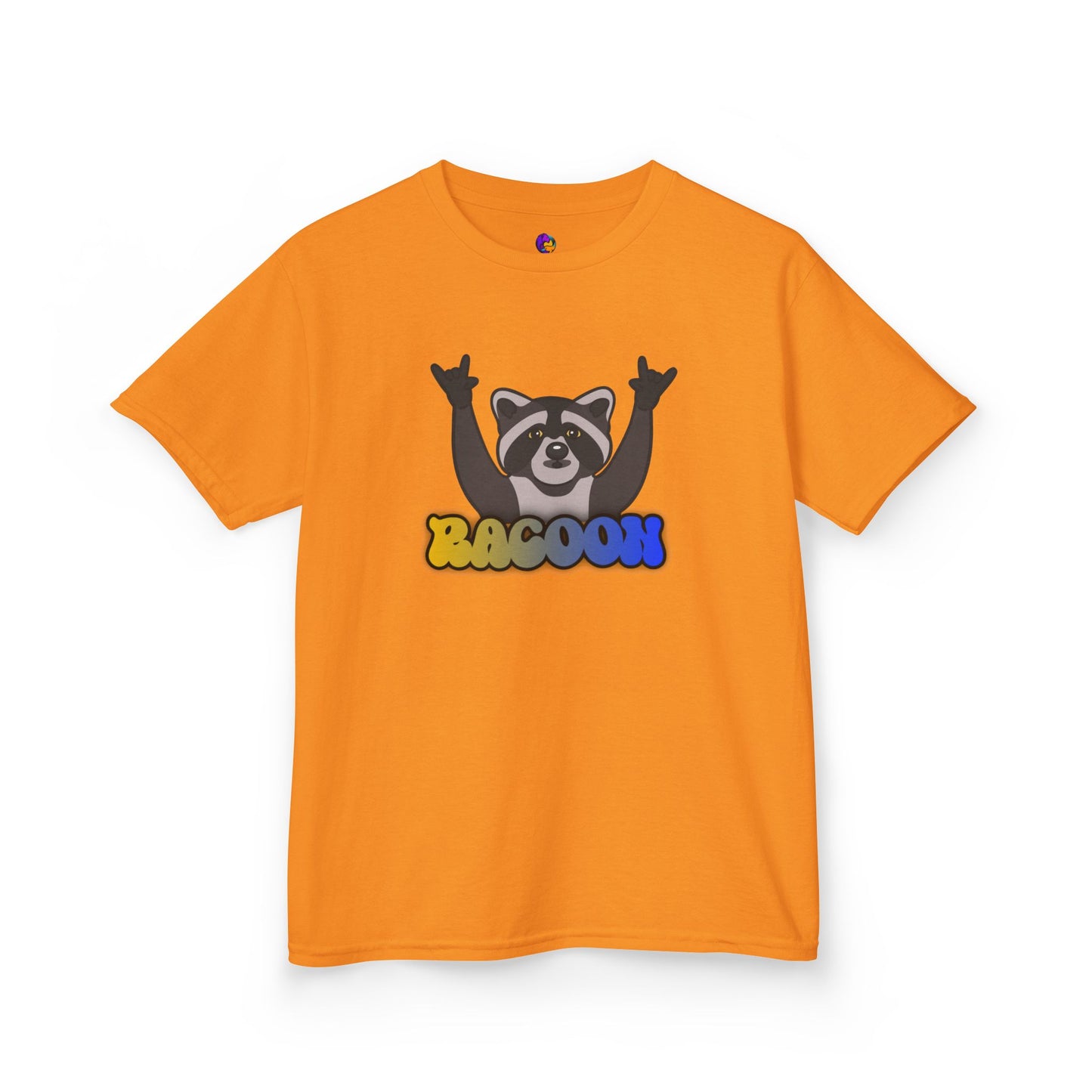 Rockin' Raccoon Kids Tee | Fun Cotton Shirt for Boys & Girls, Cute Animal Graphic Tee, Birthday Gift, Playtime Essential
