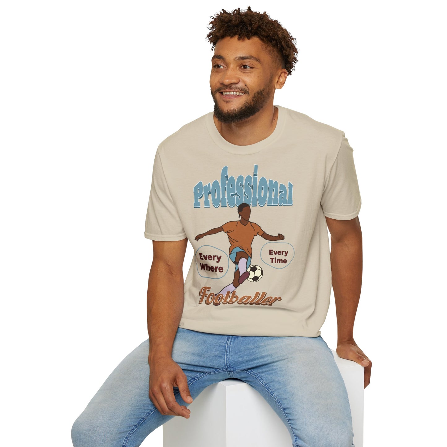 Footballer Unisex T-Shirt - Casual Sports Tee for Football Lovers