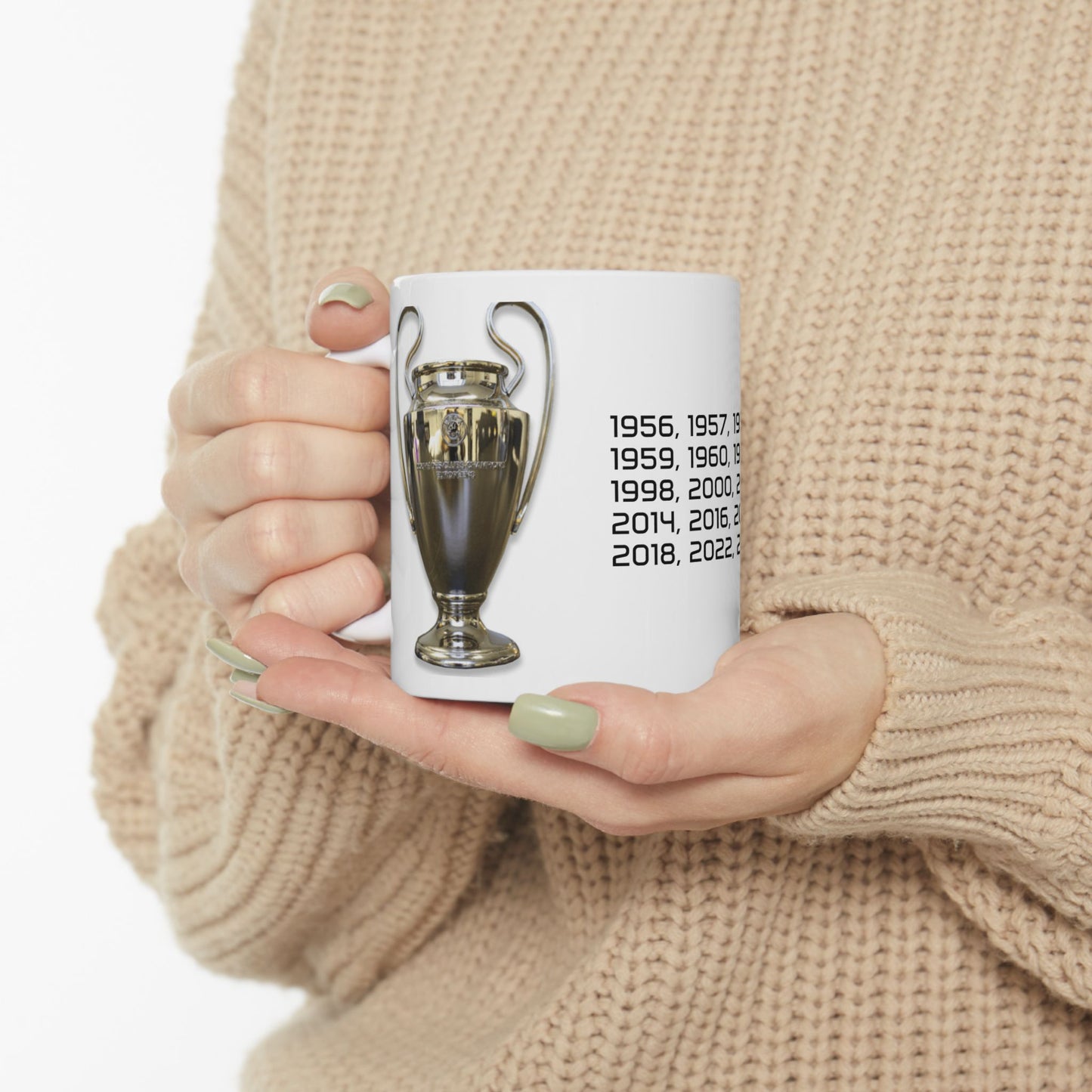 Mug - Real Madrid Champions League History Ceramic Mug (11oz, 15oz)