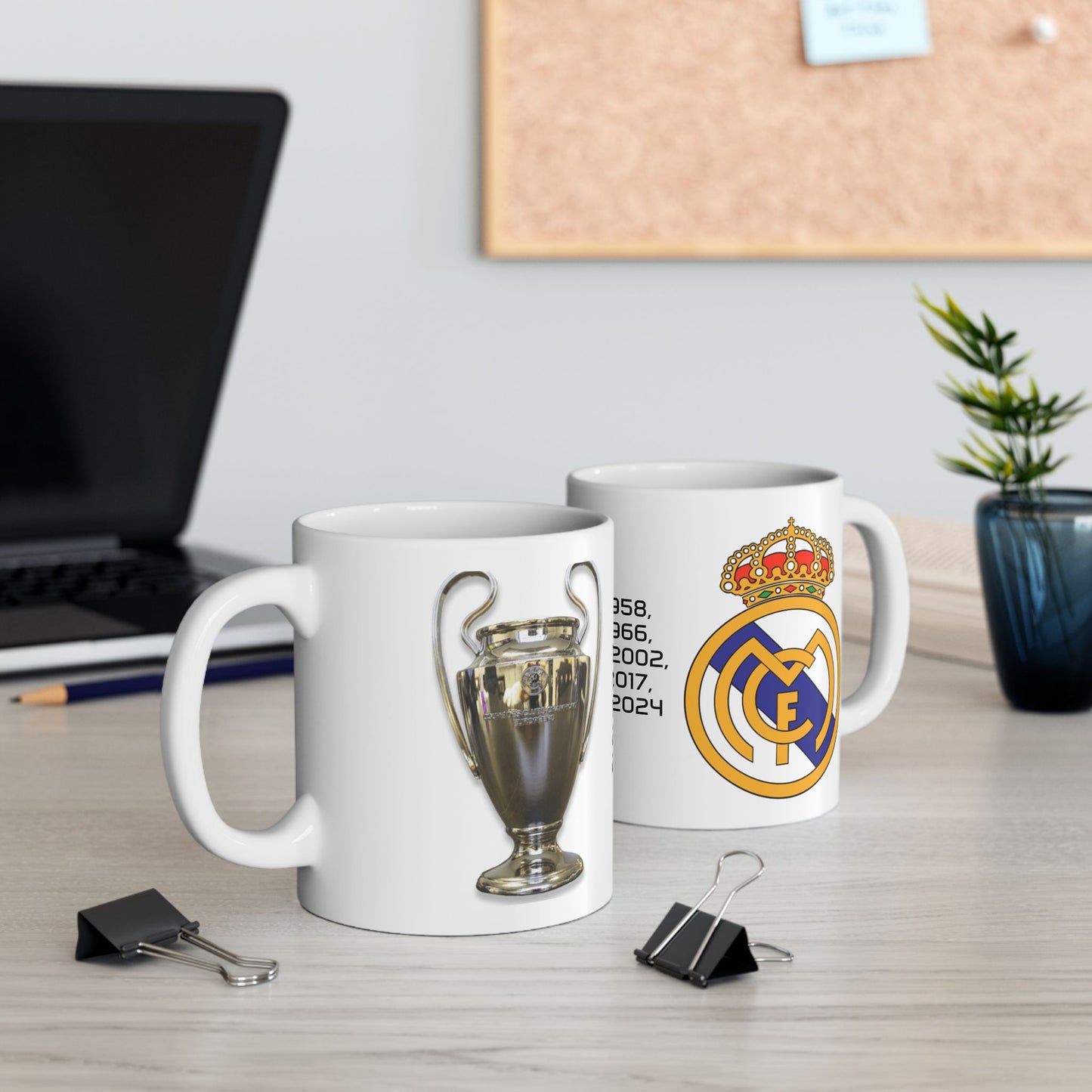 Mug - Real Madrid Champions League History Ceramic Mug (11oz, 15oz)