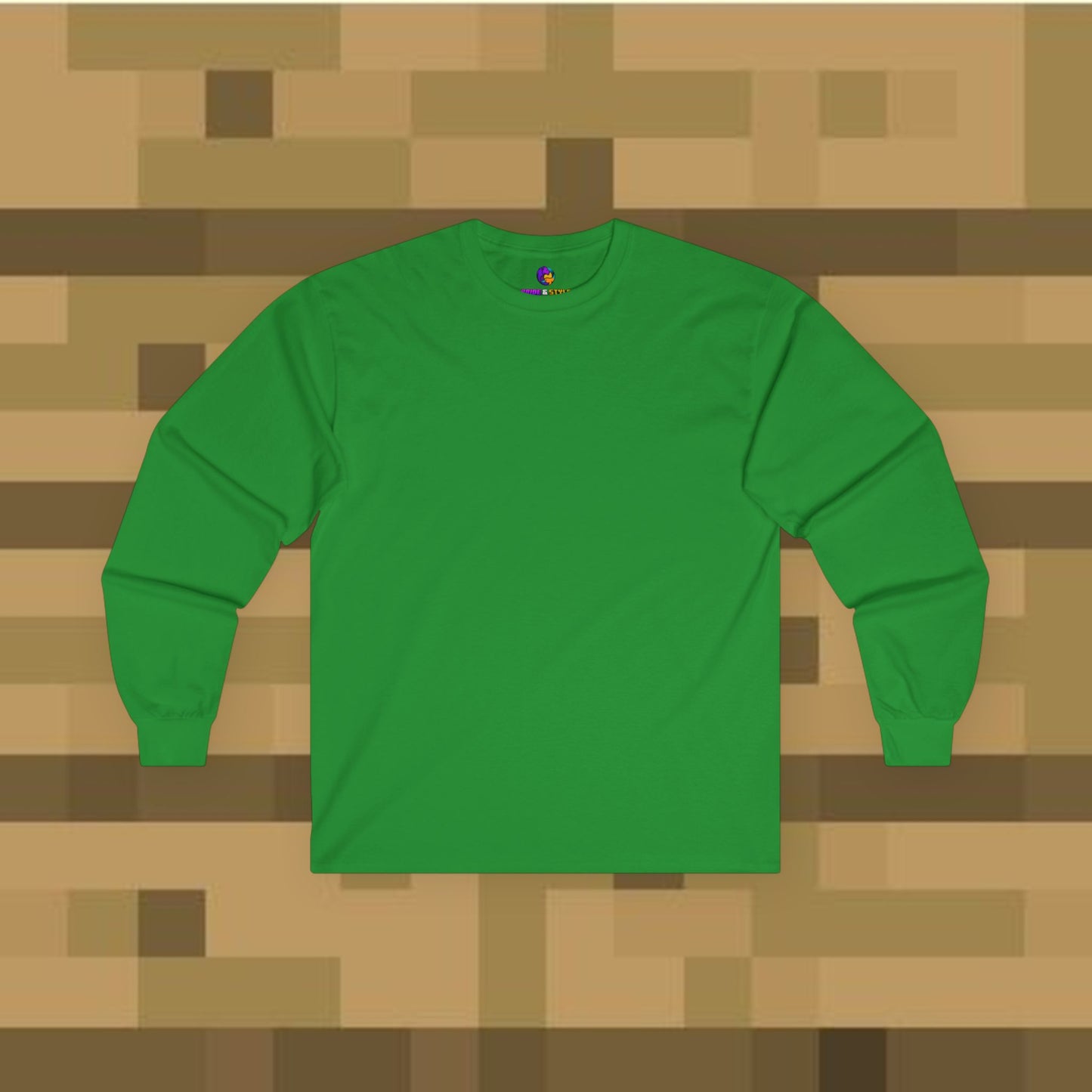 Minecraft Creeper Long Sleeve Tee for Gamers, Unisex Game Shirt, Perfect for Birthdays, Cozy Casual Wear, Minecraft Gifts, Gamer Apparel
