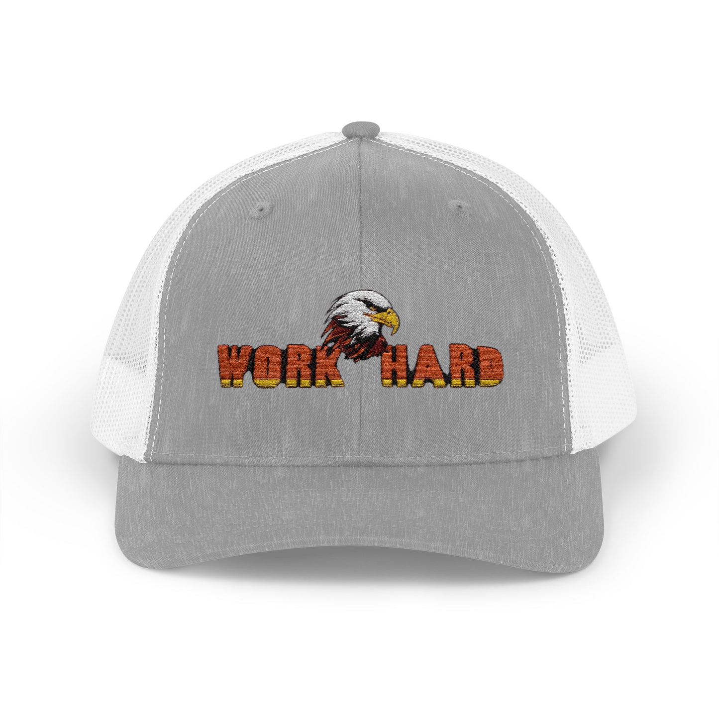 Work Hard Eagle Snapback Cap
