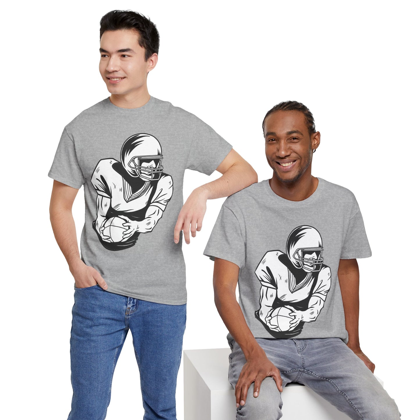 Football Graphic Tee, Casual wear.