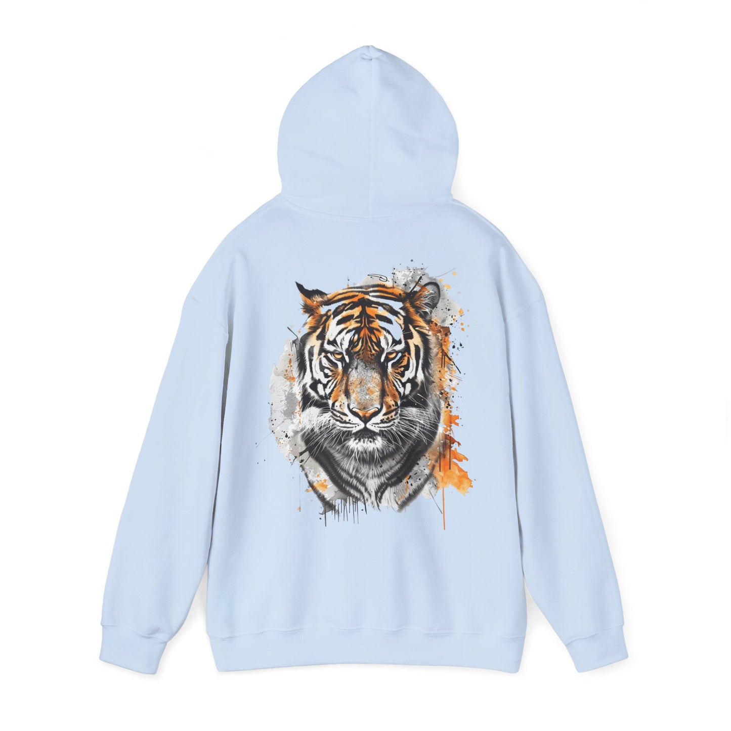 Magnificent Tiger Hooded Sweatshirt for Those Who Love to Be a King, Comfortable Sweater for Everyday Wear, Gift for Birthdays and Nature Lovers.