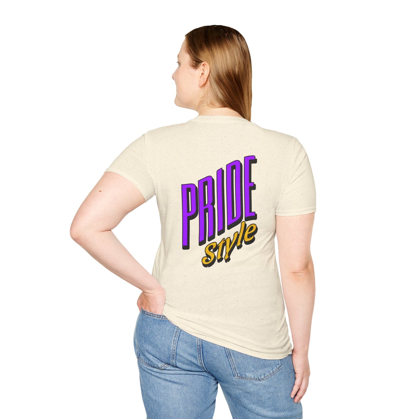 Pride Style Unisex Softstyle T-Shirt, LGBTQ+ Apparel, Gay Pride Shirt, Festival Wear, Affirmation Tee, Inclusive Fashion