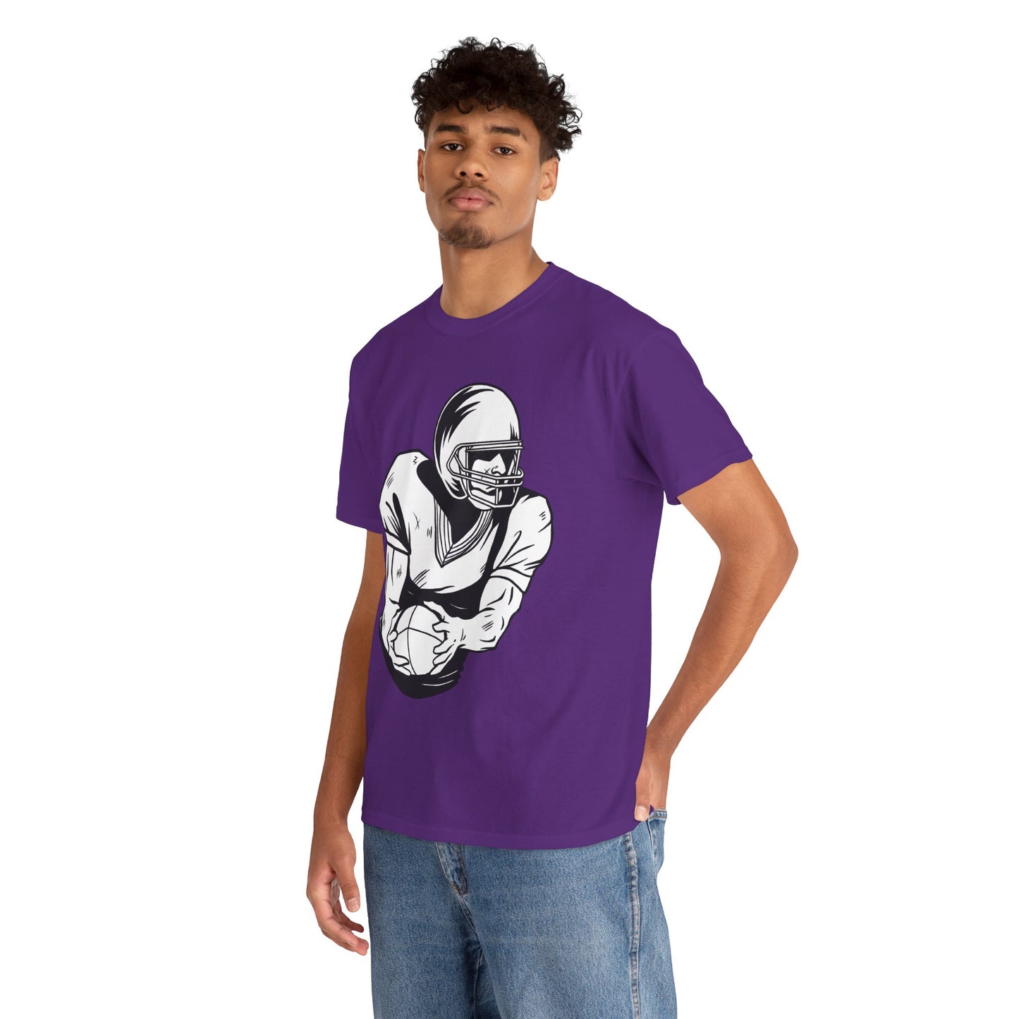 Football Graphic Tee, Casual wear.