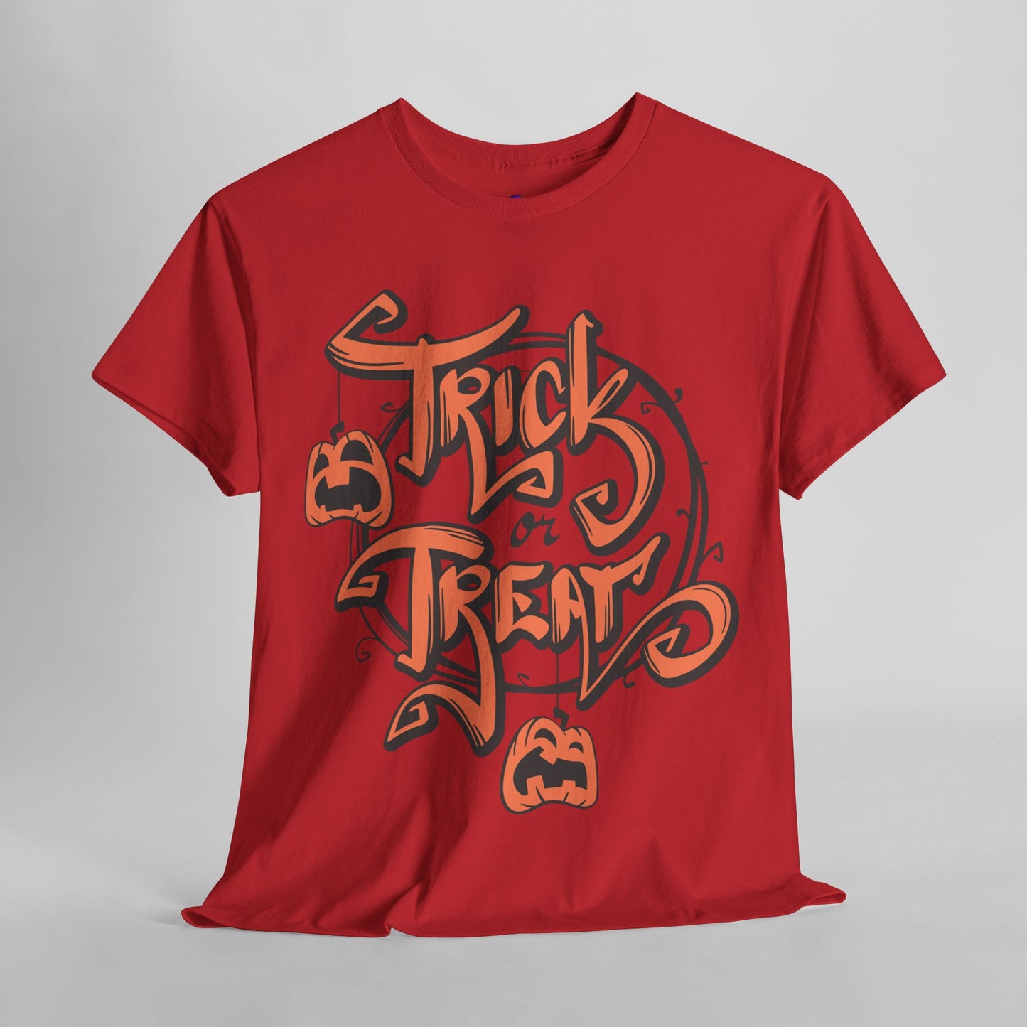 Halloween Trick or Treat Unisex Tee, Spooky Cotton Shirt, Fall Fashion, Halloween Costume Tee, Autumn Celebration Wear, Kids and Adults