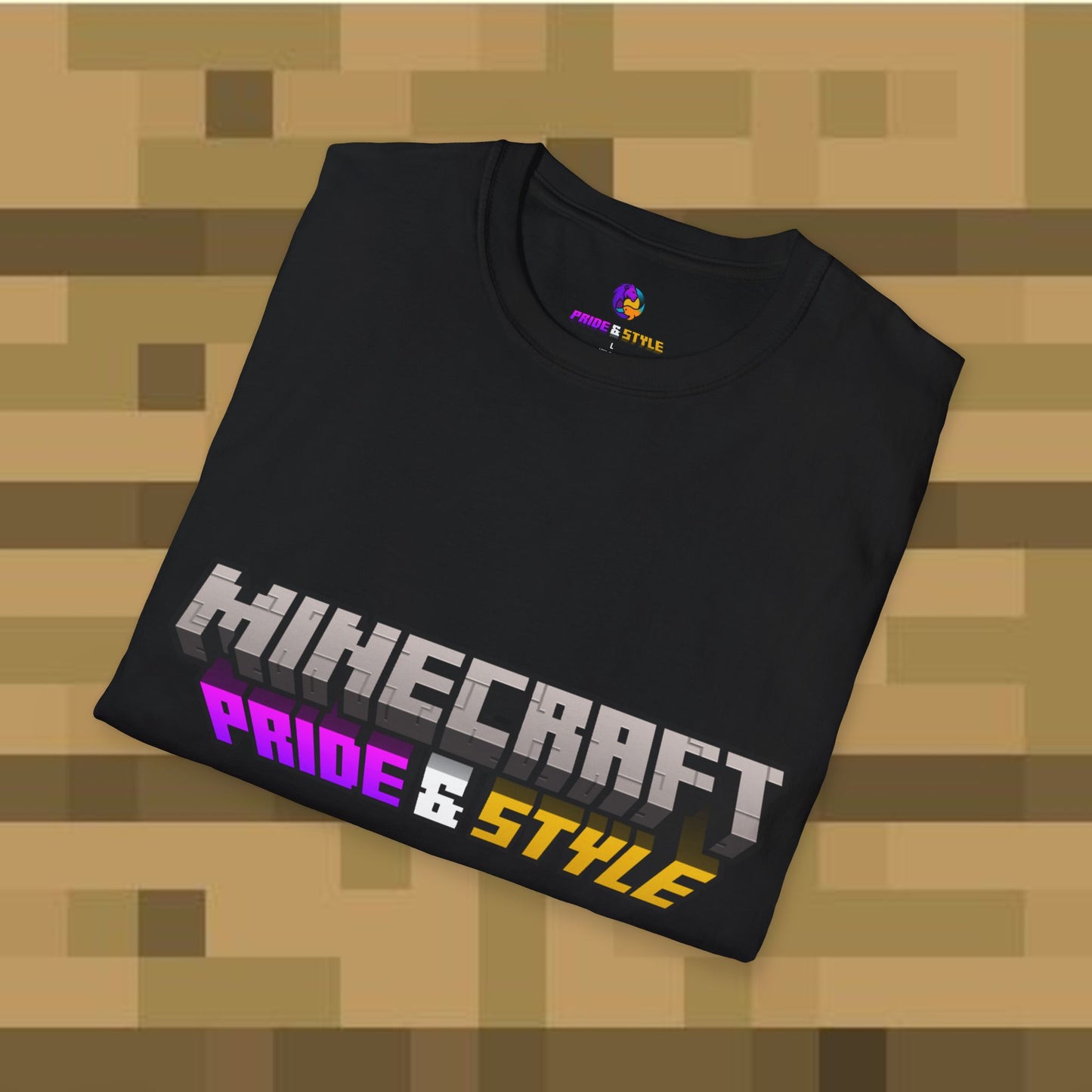Minecraft Pride & Style T-Shirt for Game Lovers, Unisex Graphic Tee for Pride Events, Casual Wear, Gamer Gift, Comfortable Fashion