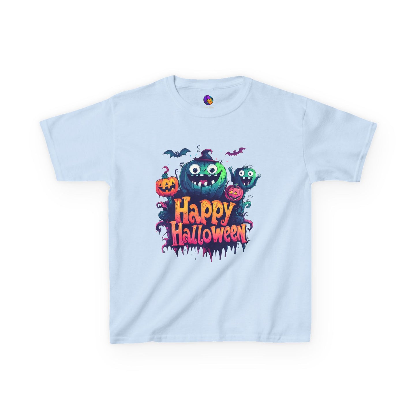 Halloween Kids Tee, Spooky T-Shirt for Children, Perfect for Halloween Parties, Trick or Treating, Gifting to Kids