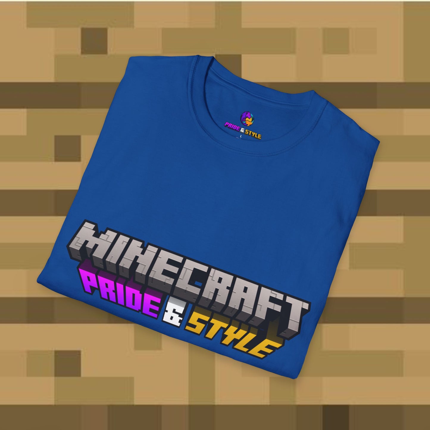 Minecraft Pride & Style T-Shirt for Game Lovers, Unisex Graphic Tee for Pride Events, Casual Wear, Gamer Gift, Comfortable Fashion